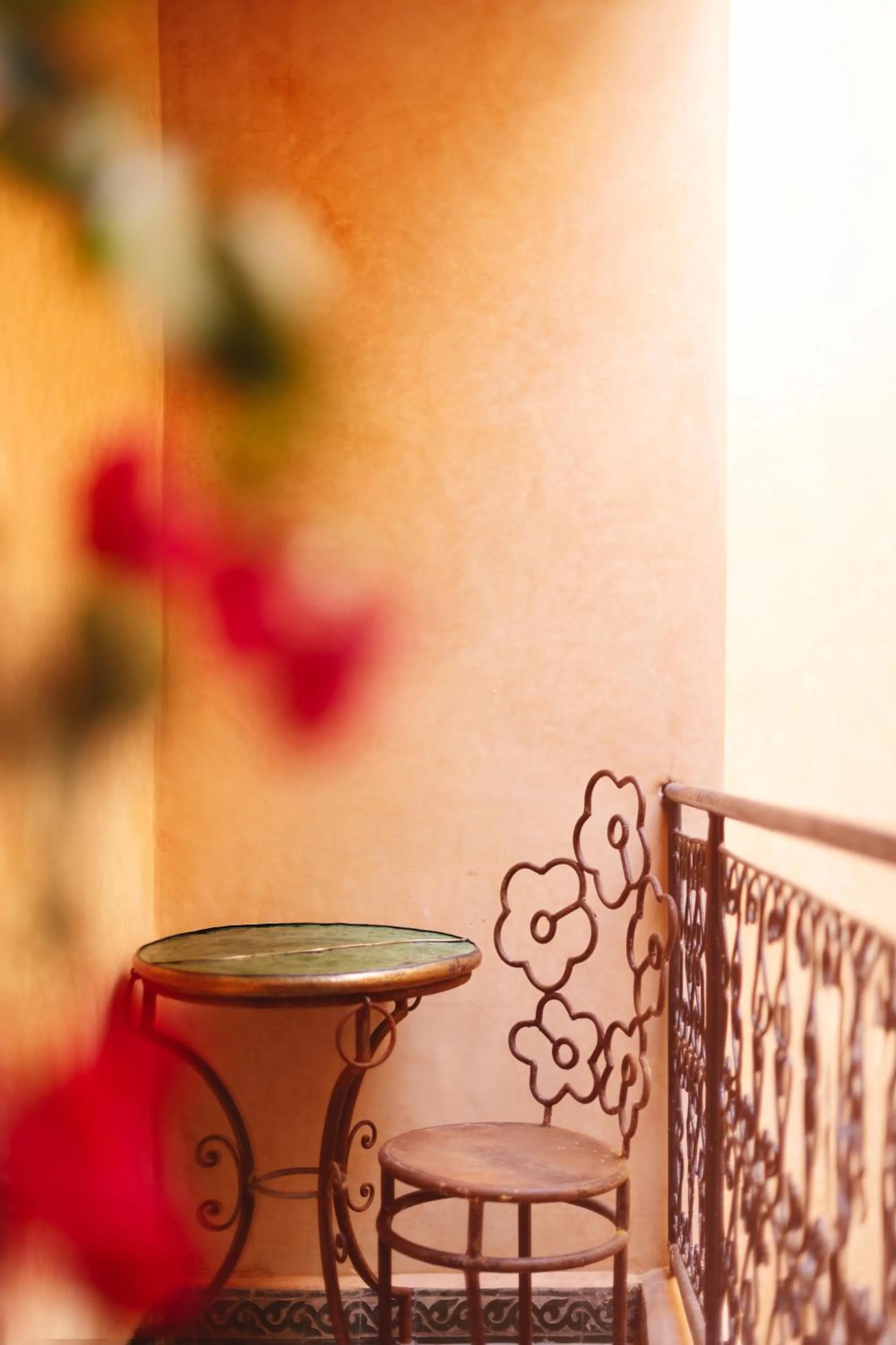 Bird's eye view in Riad Persephone