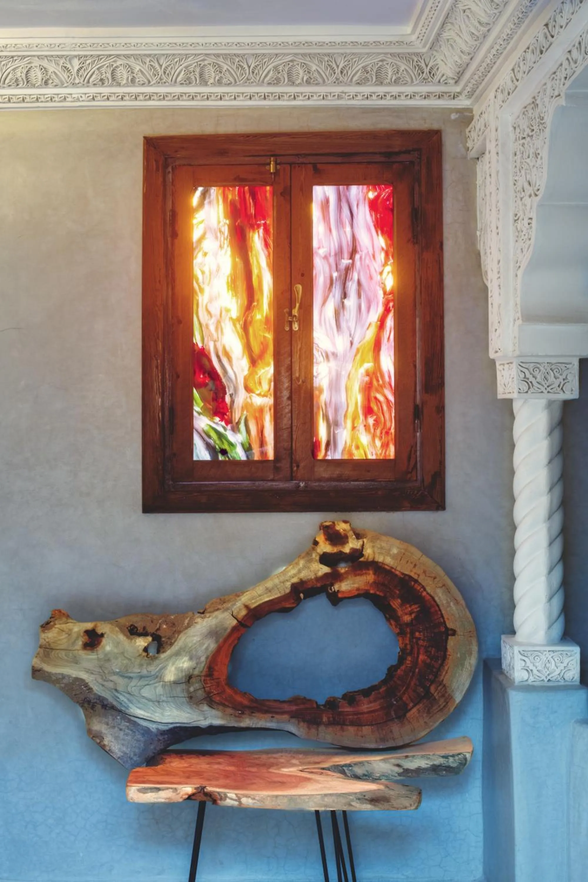 Decorative detail in Riad Persephone