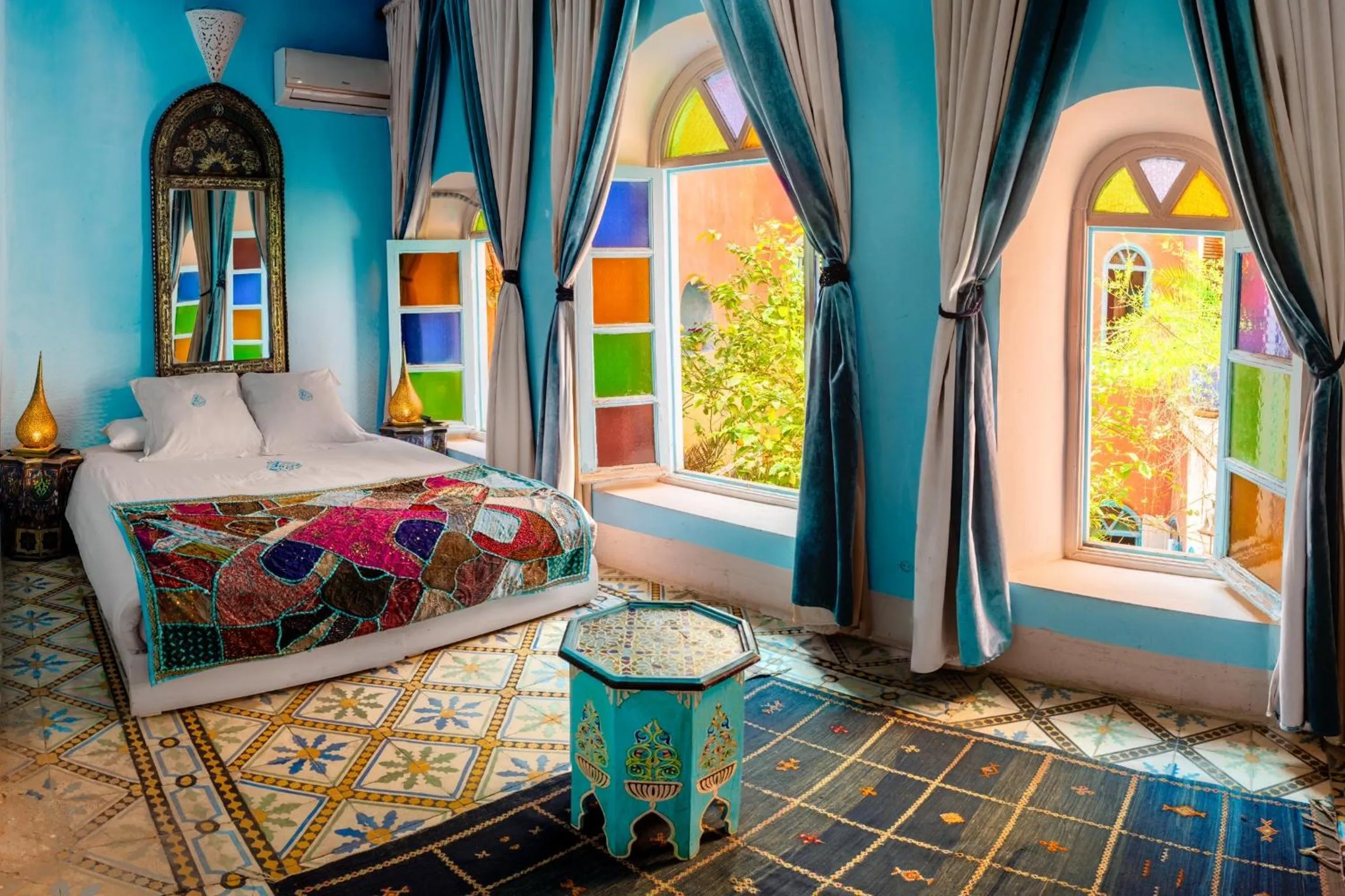 Bed in Riad Persephone