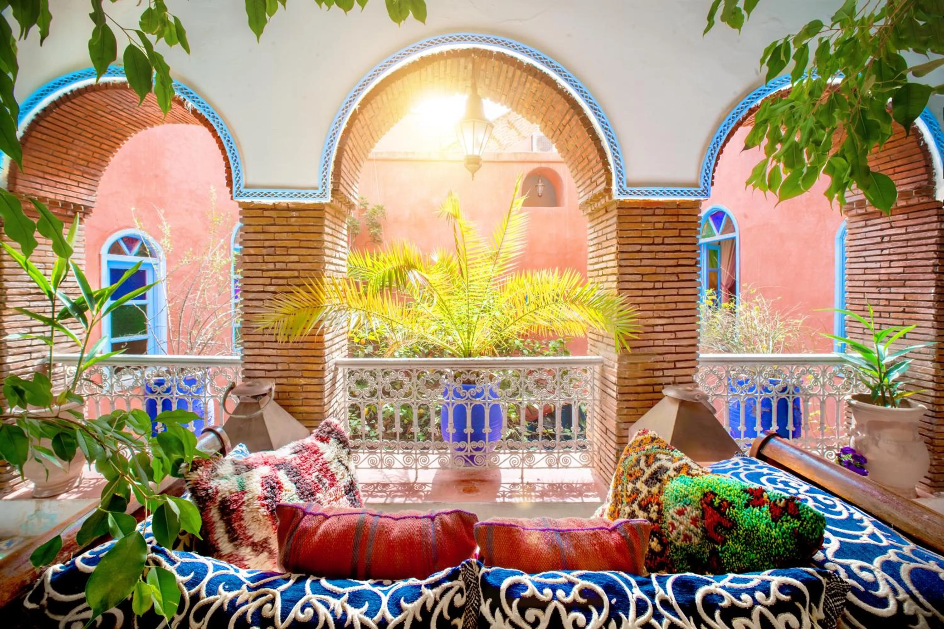 Garden in Riad Persephone