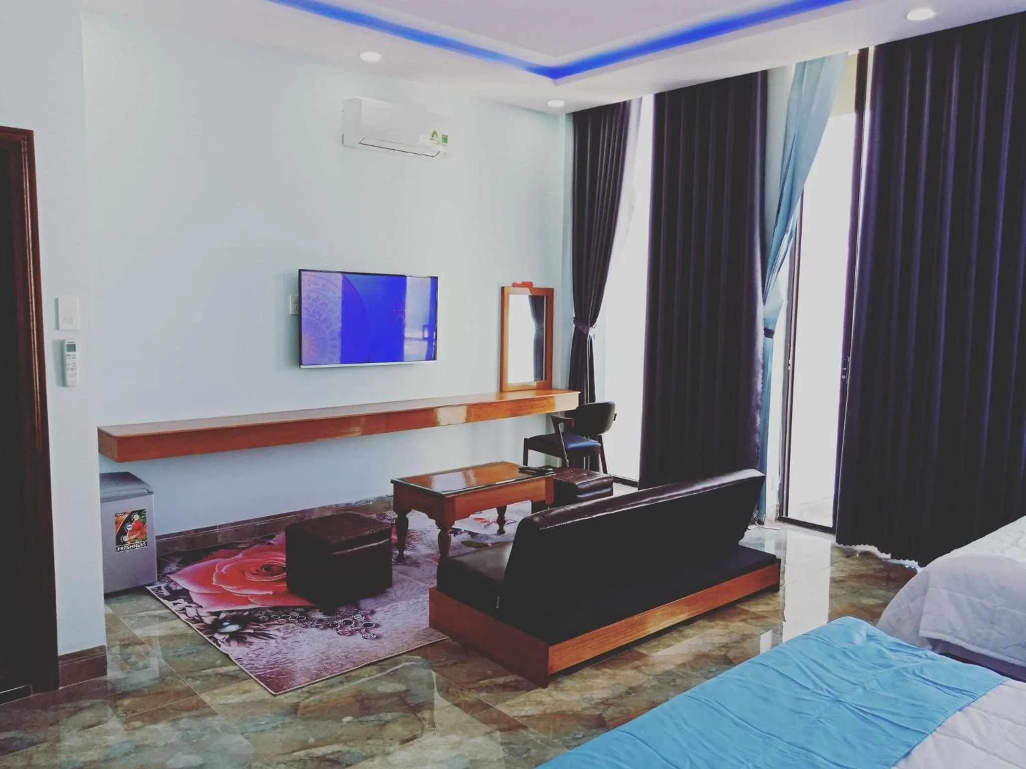 Bed in Khách sạn Nghinh Phong Beach Tuy Hòa