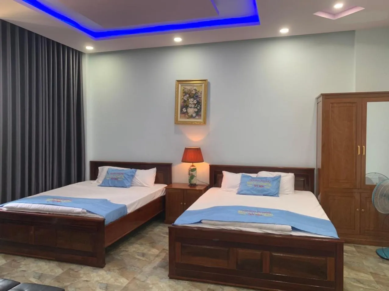 Bed in Khách sạn Nghinh Phong Beach Tuy Hòa