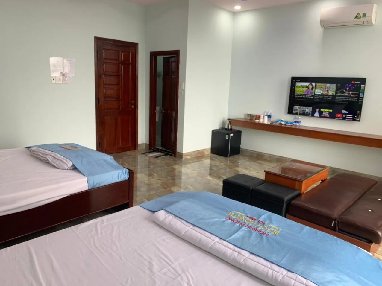 Bed in Khách sạn Nghinh Phong Beach Tuy Hòa