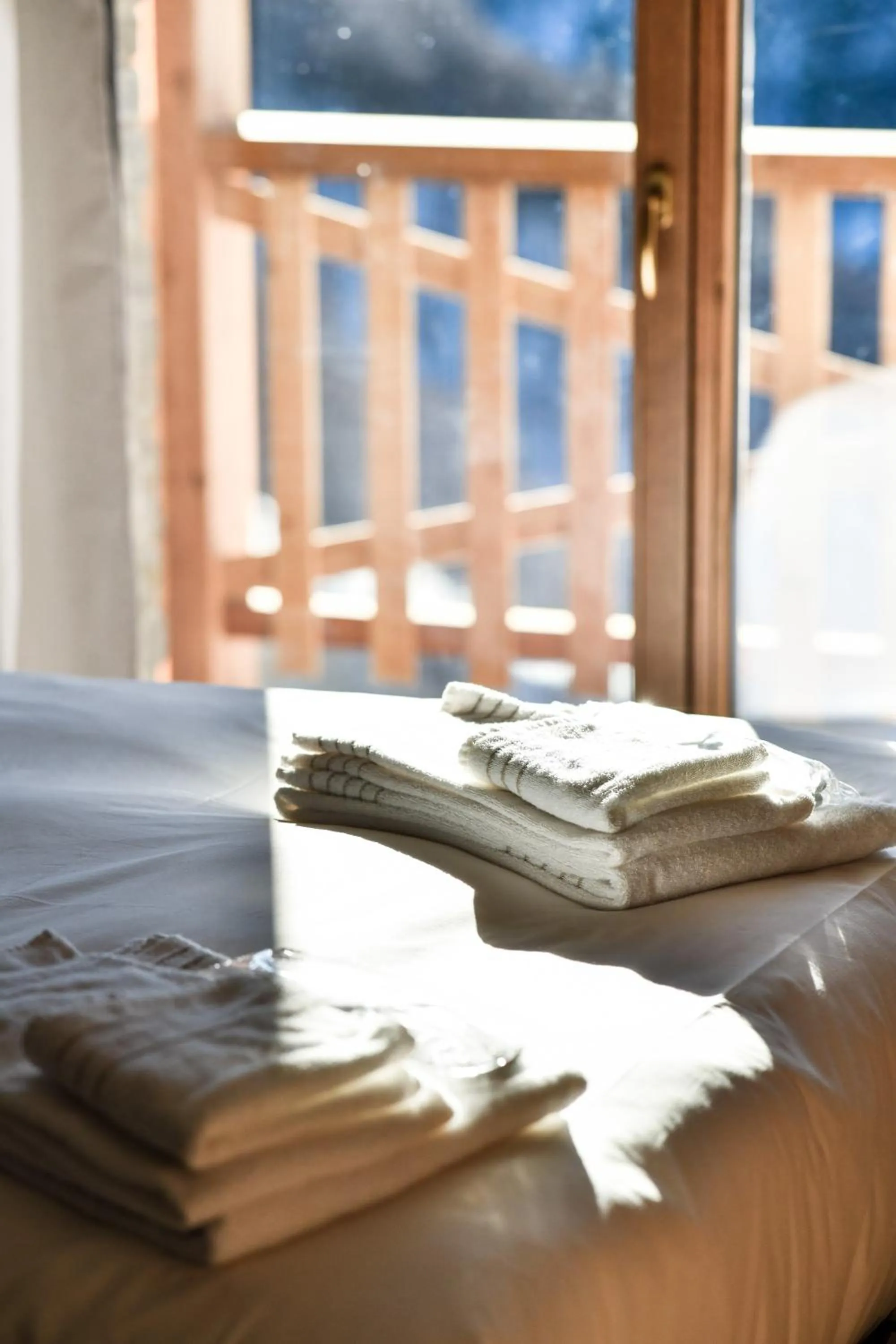 Bed in Chalet Everest - Luxury Apartments