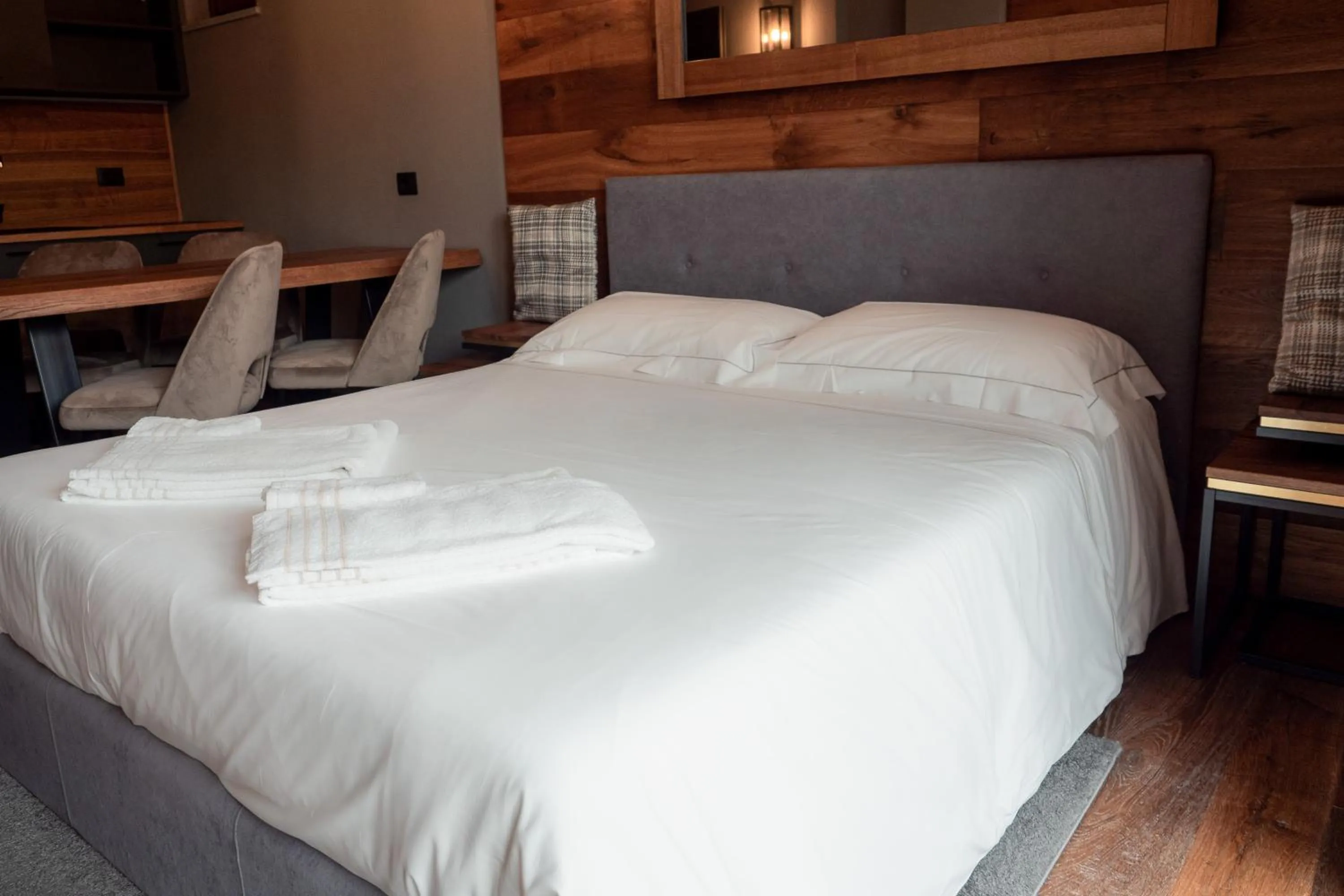 Bed in Chalet Everest - Luxury Apartments