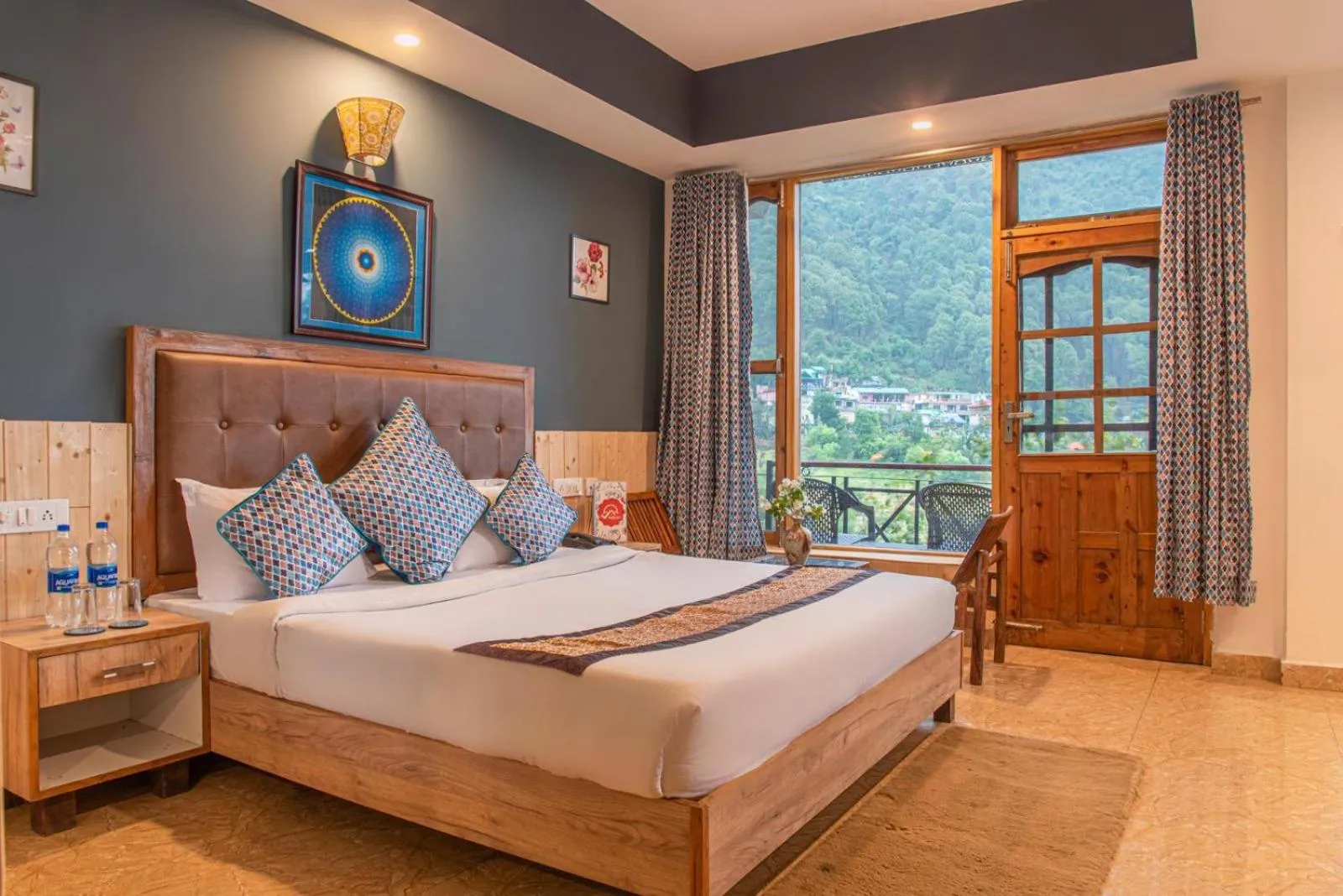 Bed in Nandini Villa Dharamshala