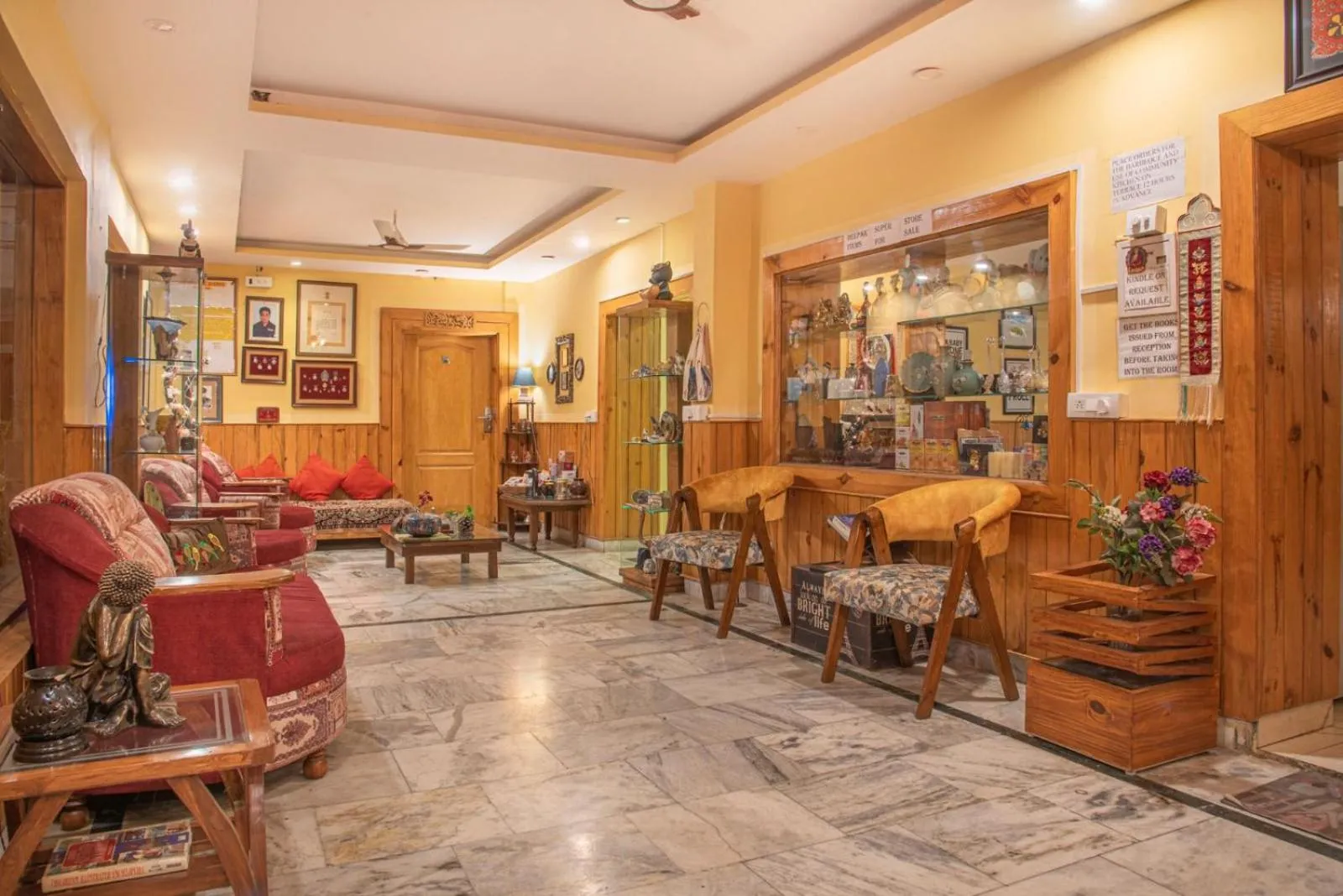 Living room in Nandini Villa Dharamshala
