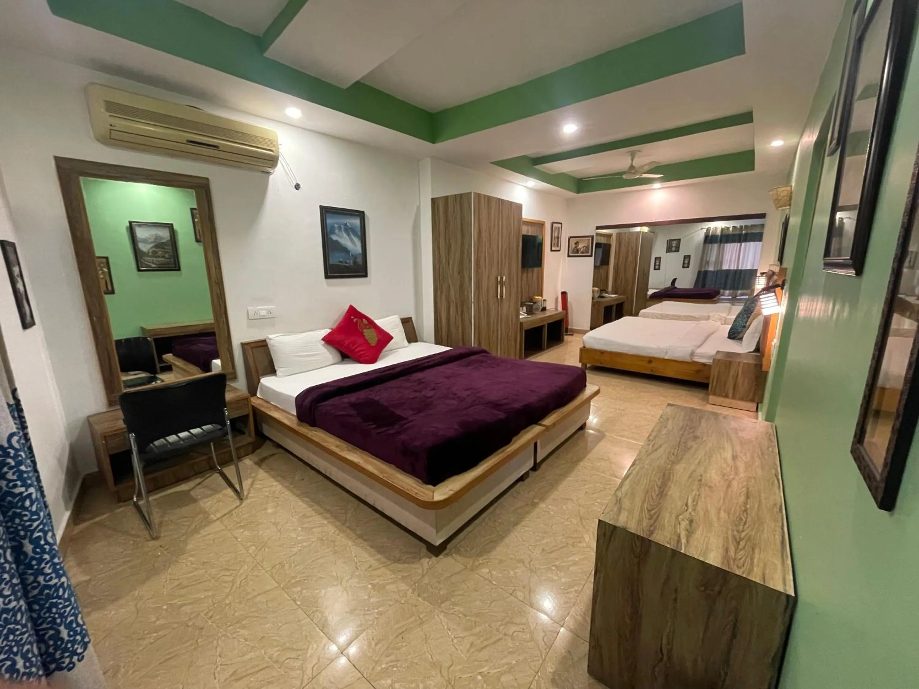 Bed in Nandini Villa Dharamshala
