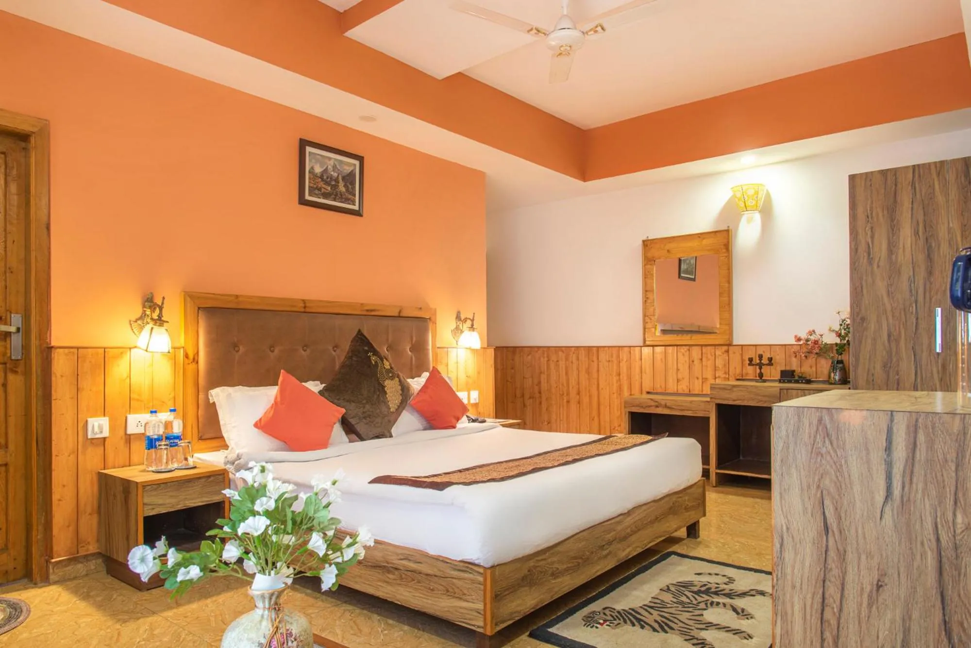Bed in Nandini Villa Dharamshala
