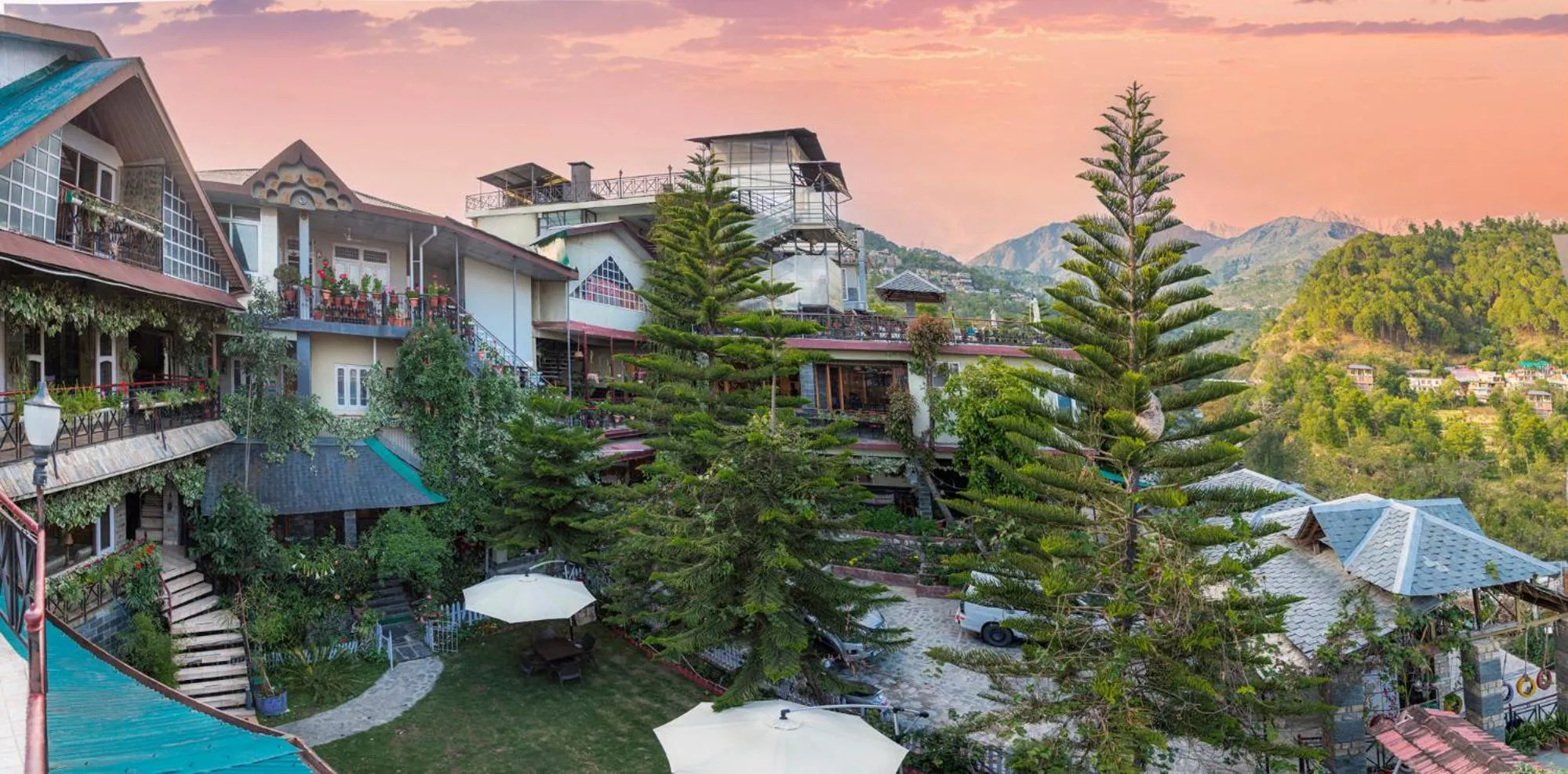 Property building in Nandini Villa Dharamshala