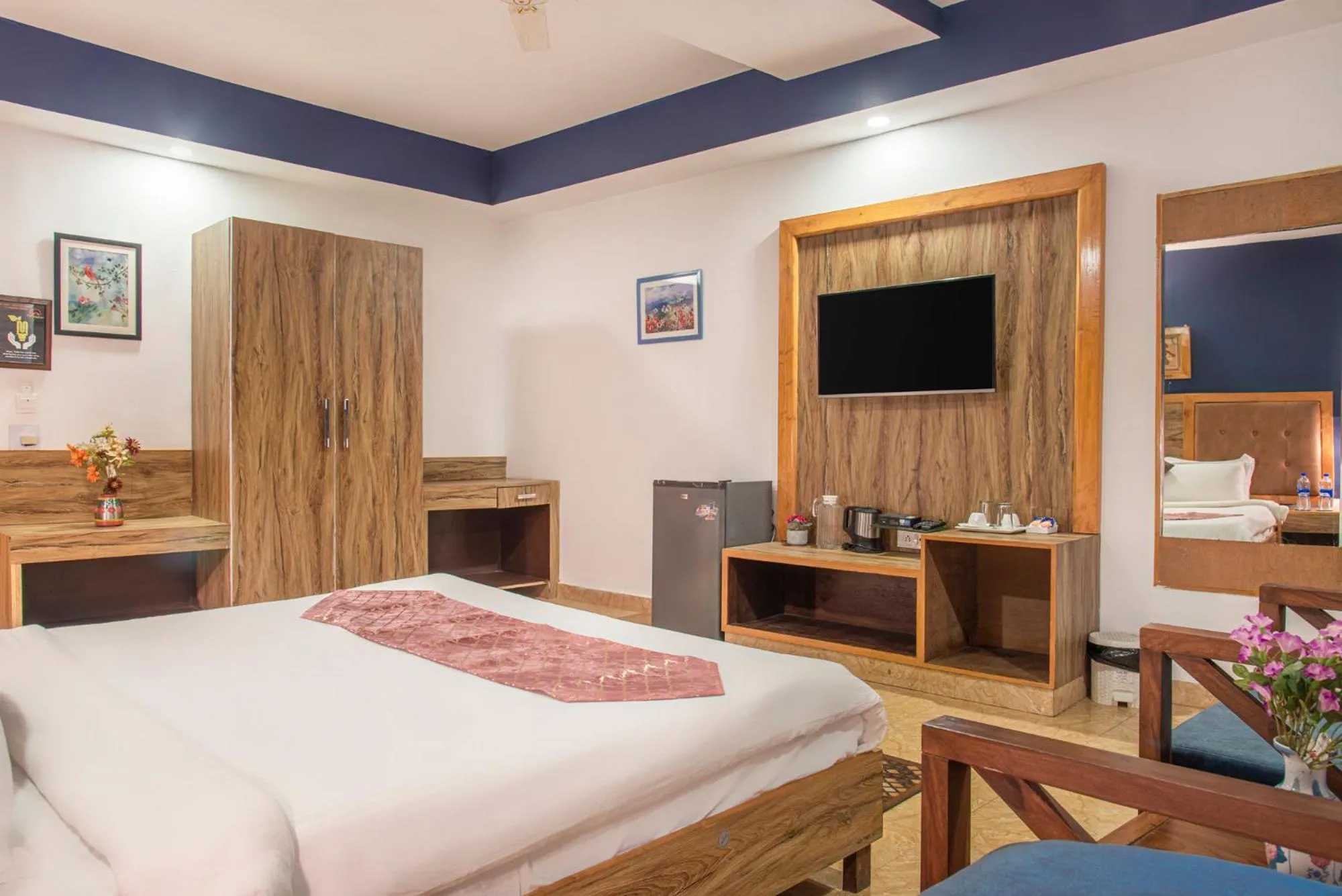 Bed in Nandini Villa Dharamshala