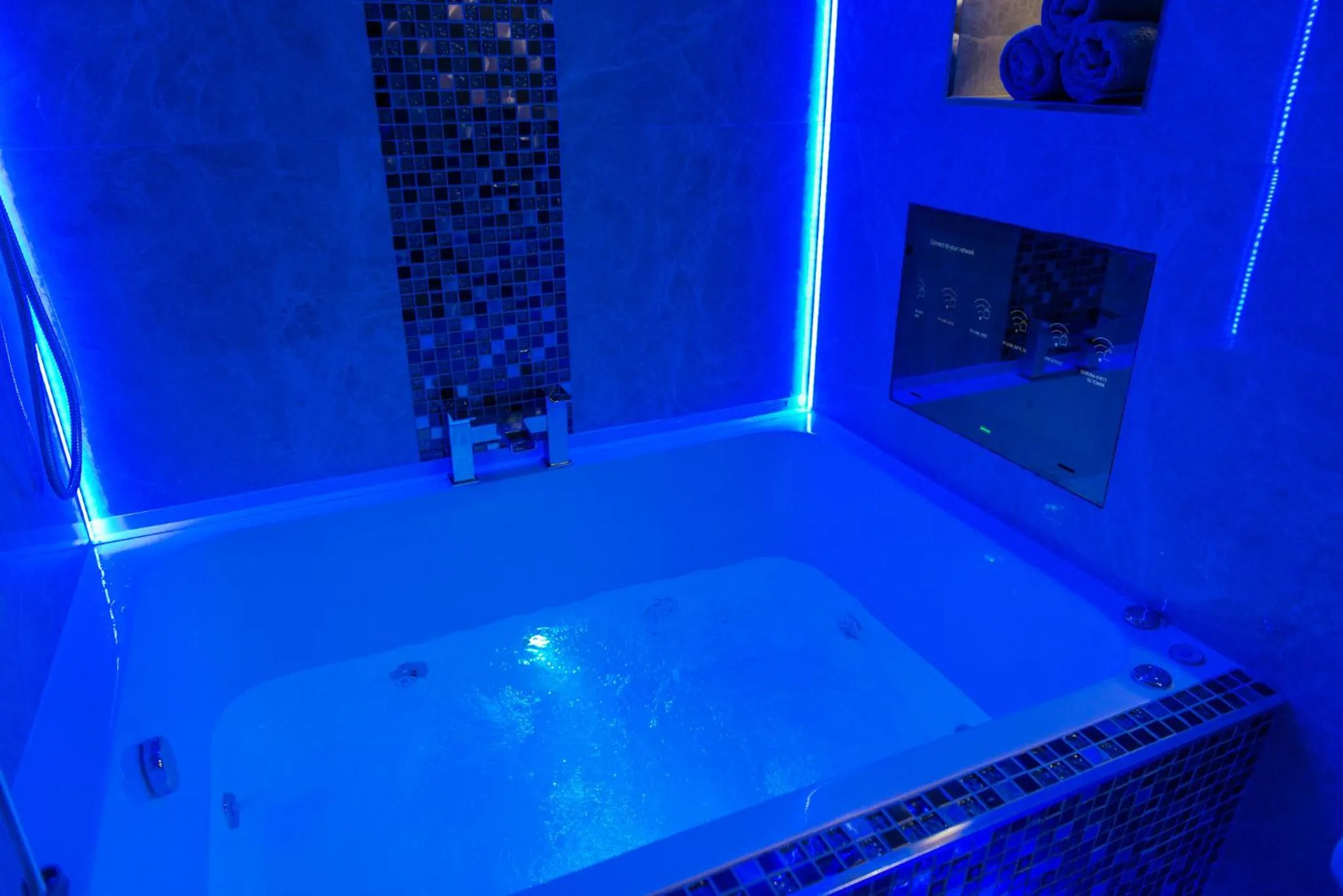 Bathroom in Aphrodite Suites Huddersfield