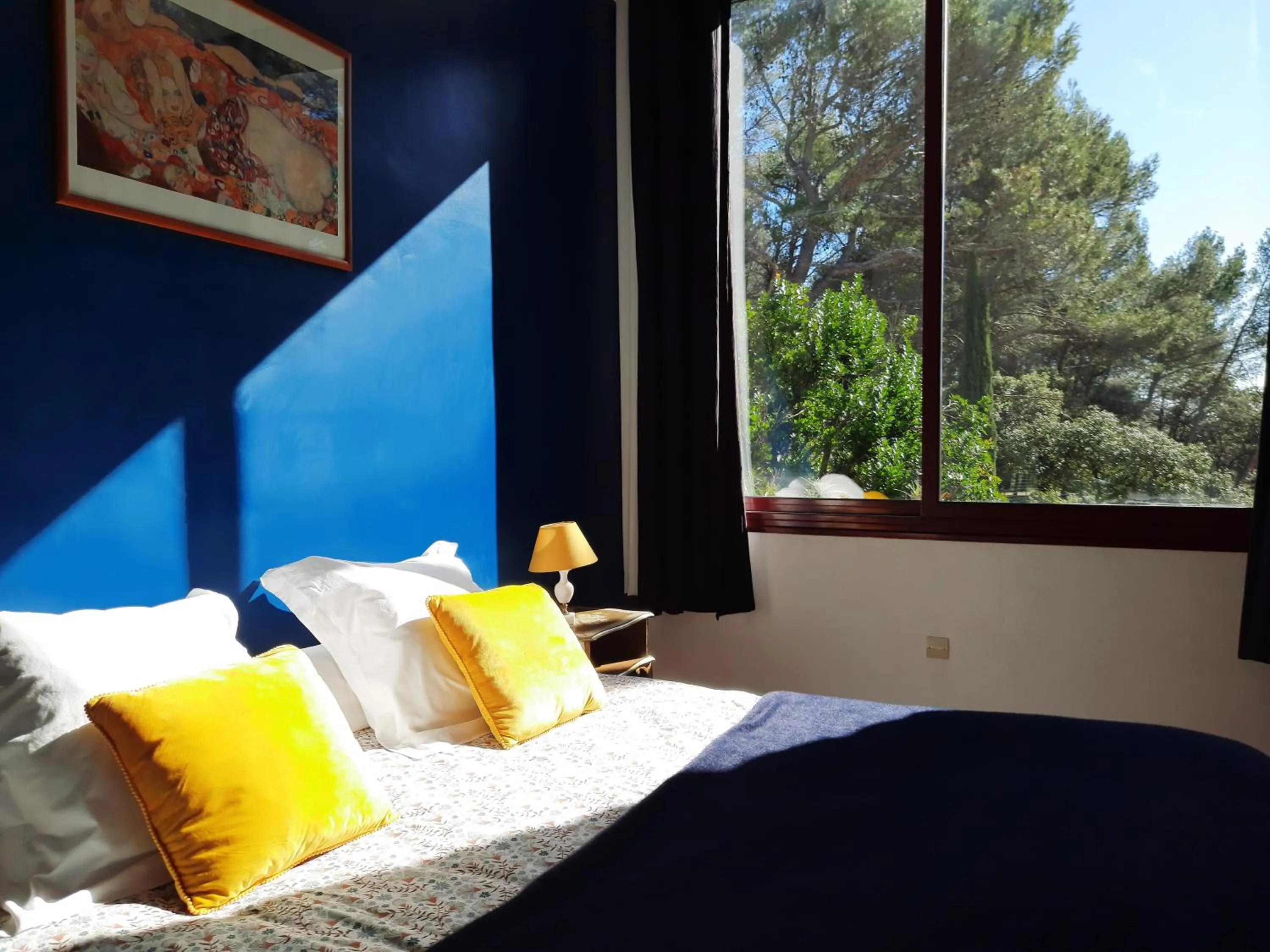 View (from property/room), Bed in Le Clos des Chênes