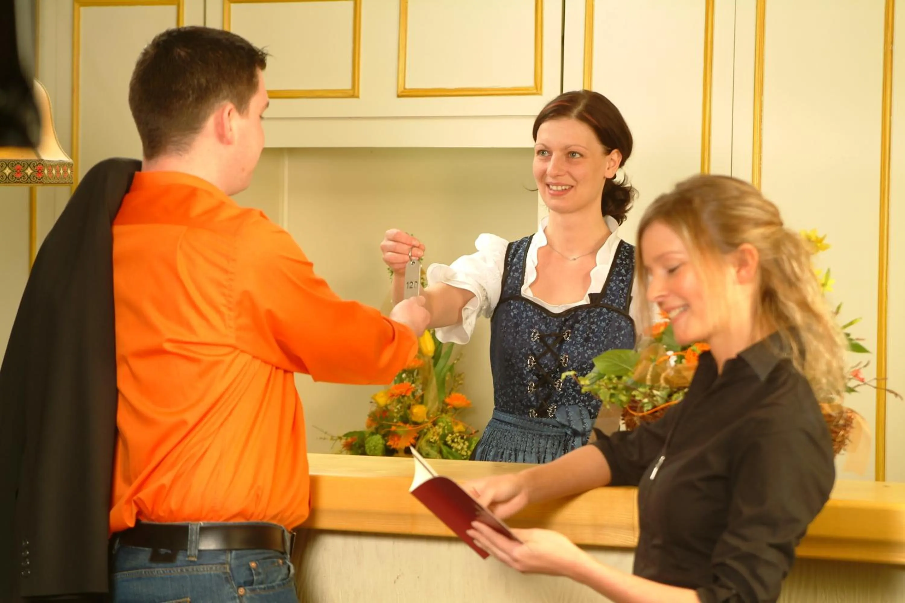 Lobby or reception in Hotel Kaiseralm
