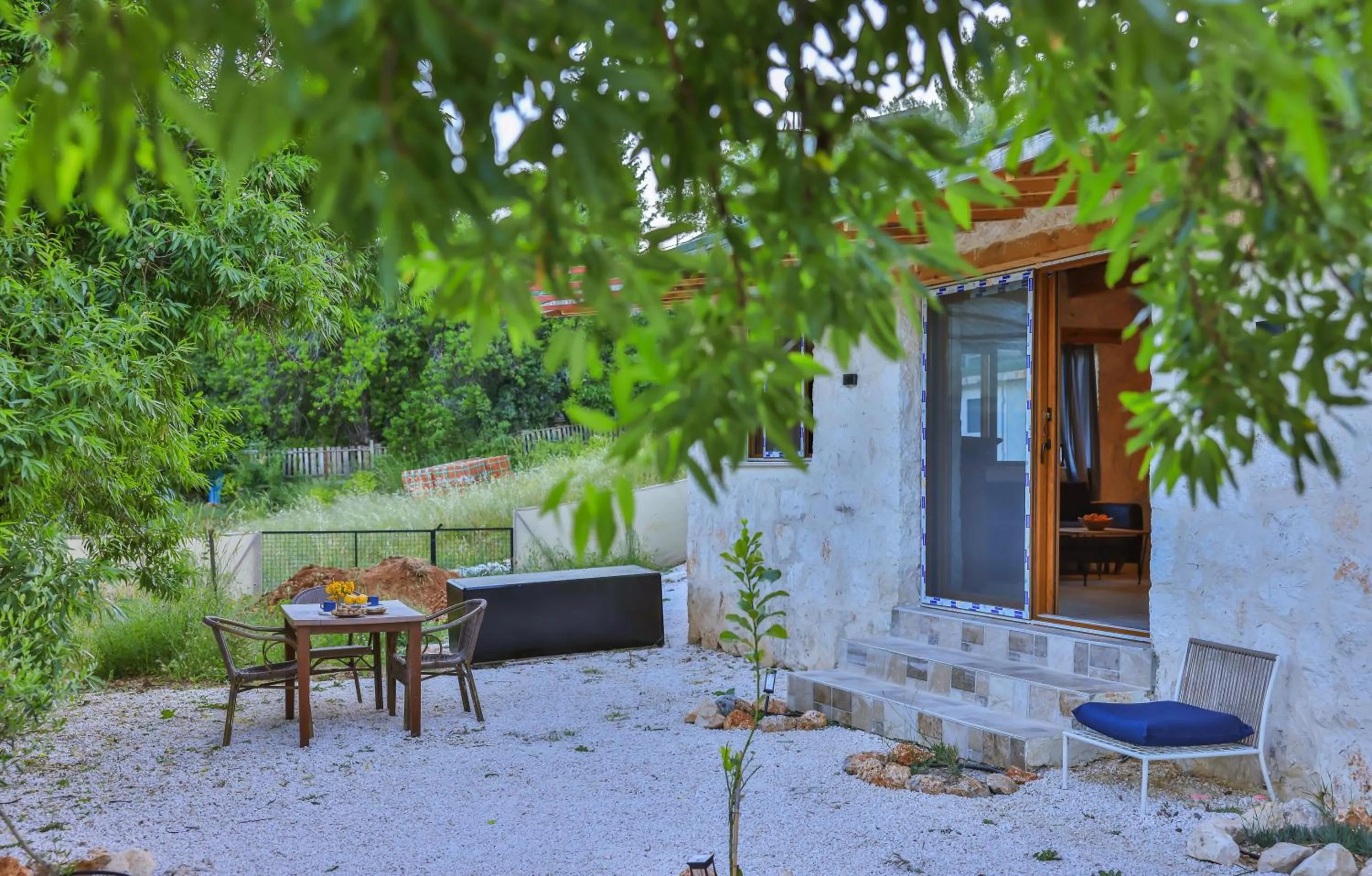 Garden in Bademlique Stone Rooms