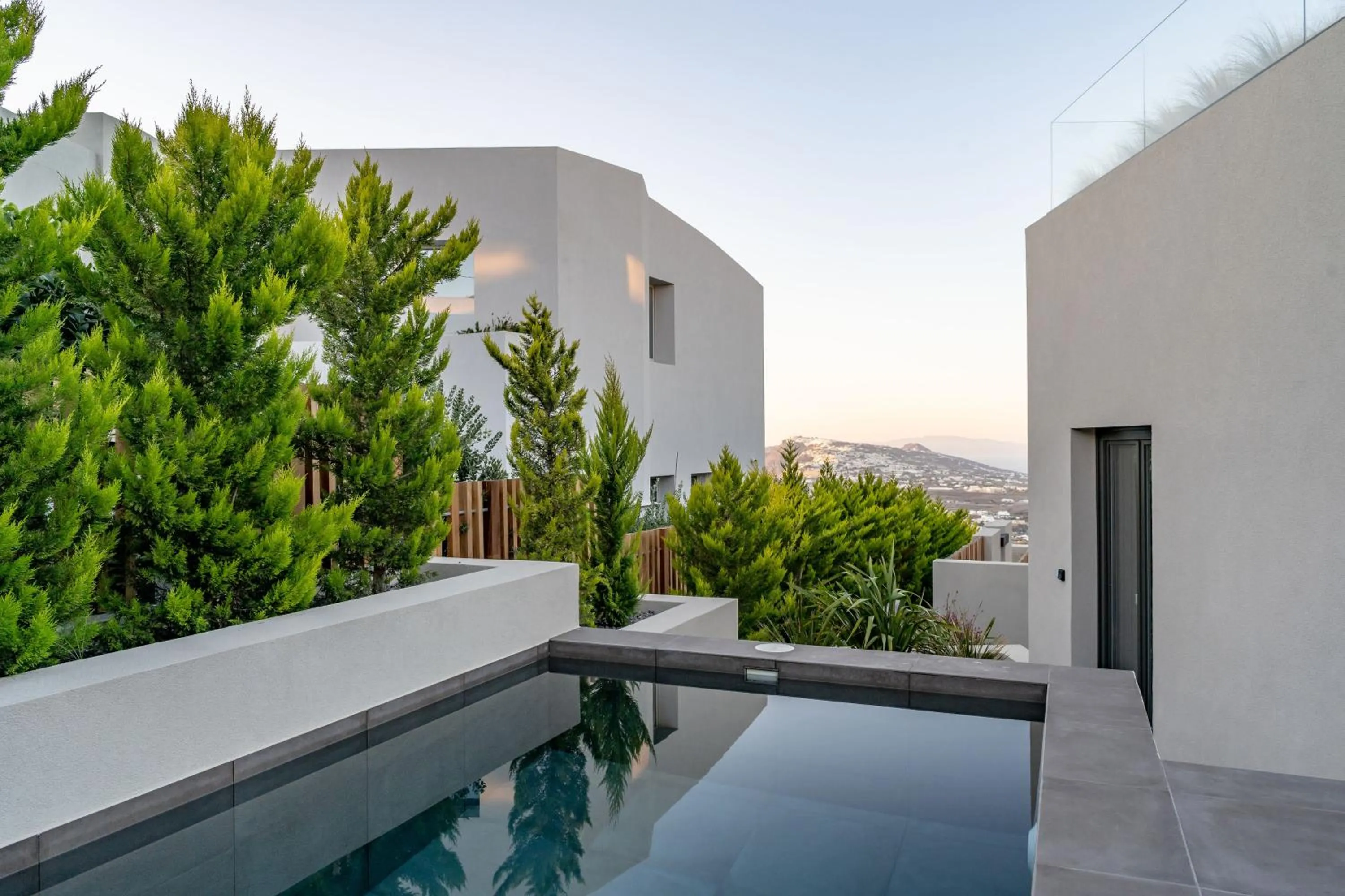 Patio in Apikia Santorini