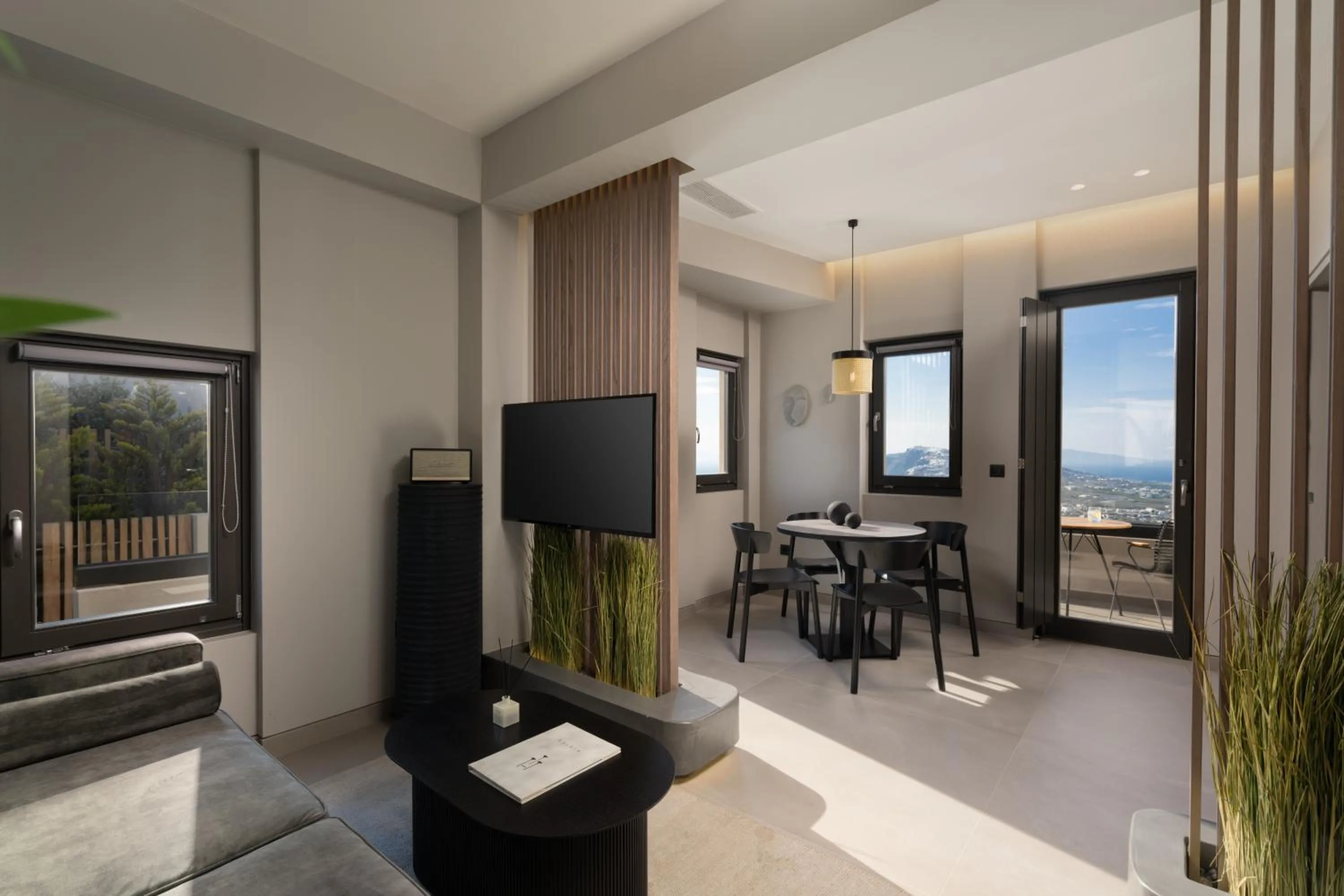 Natural landscape in Apikia Santorini