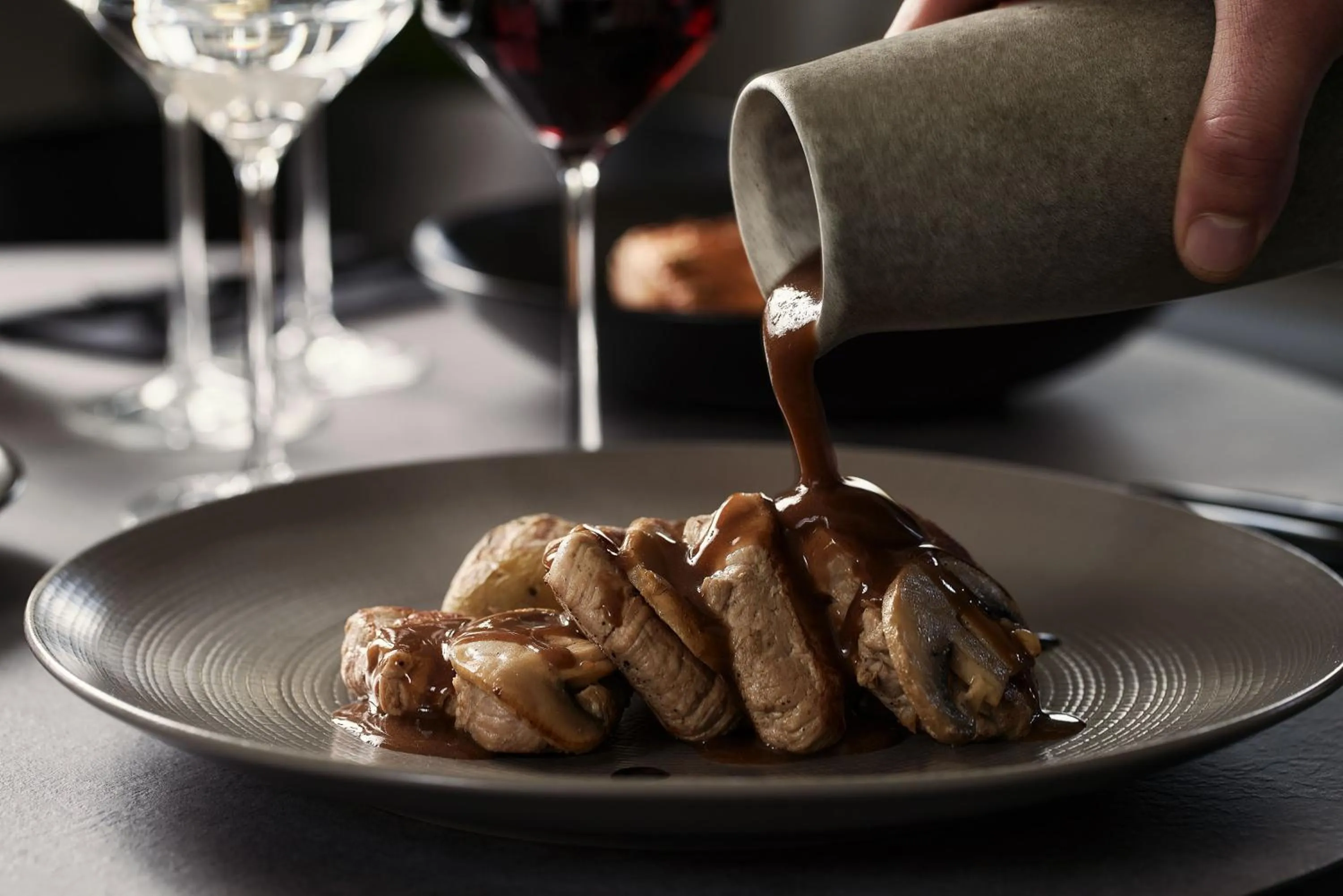 Food close-up in Apikia Santorini