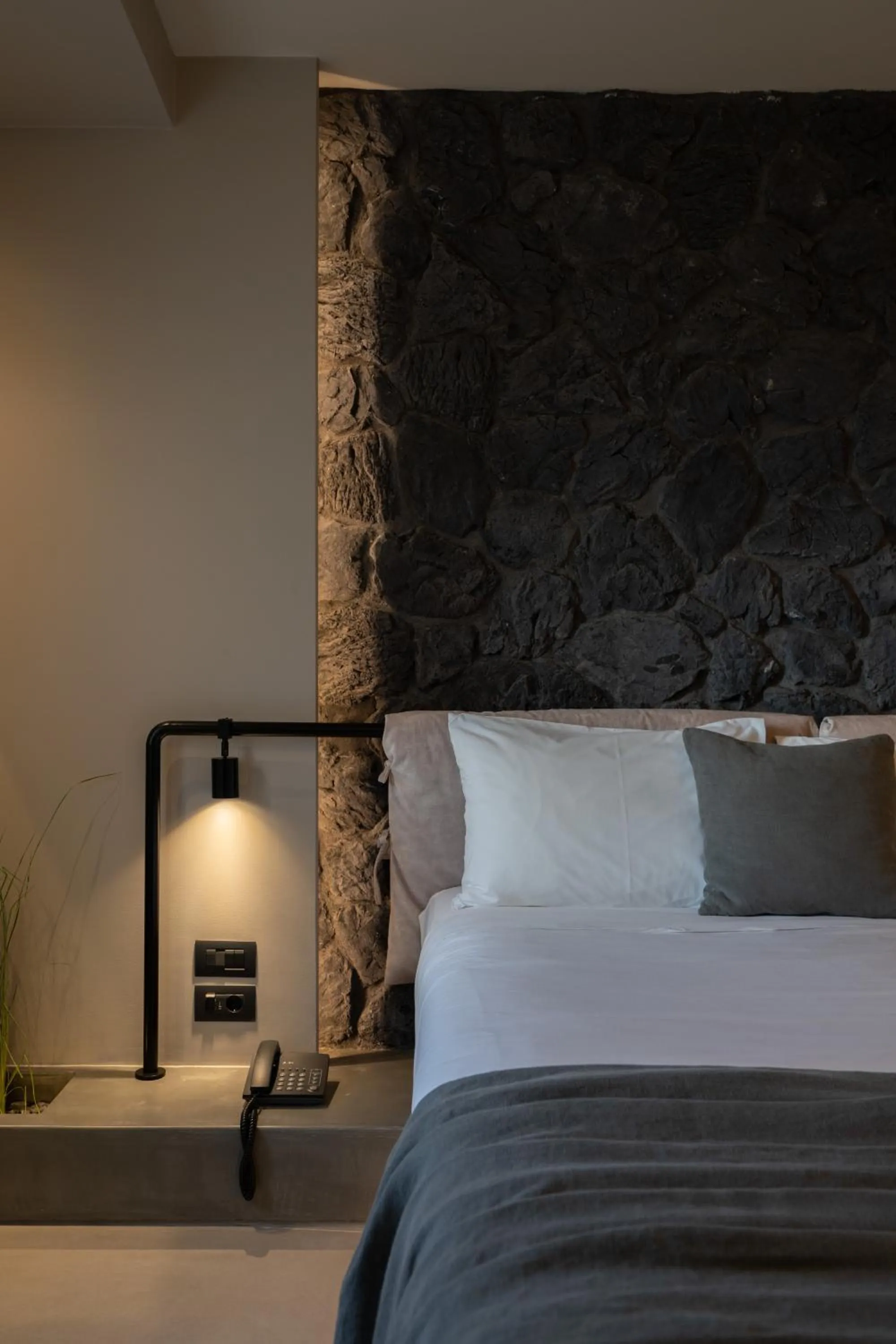 Bed in Apikia Santorini