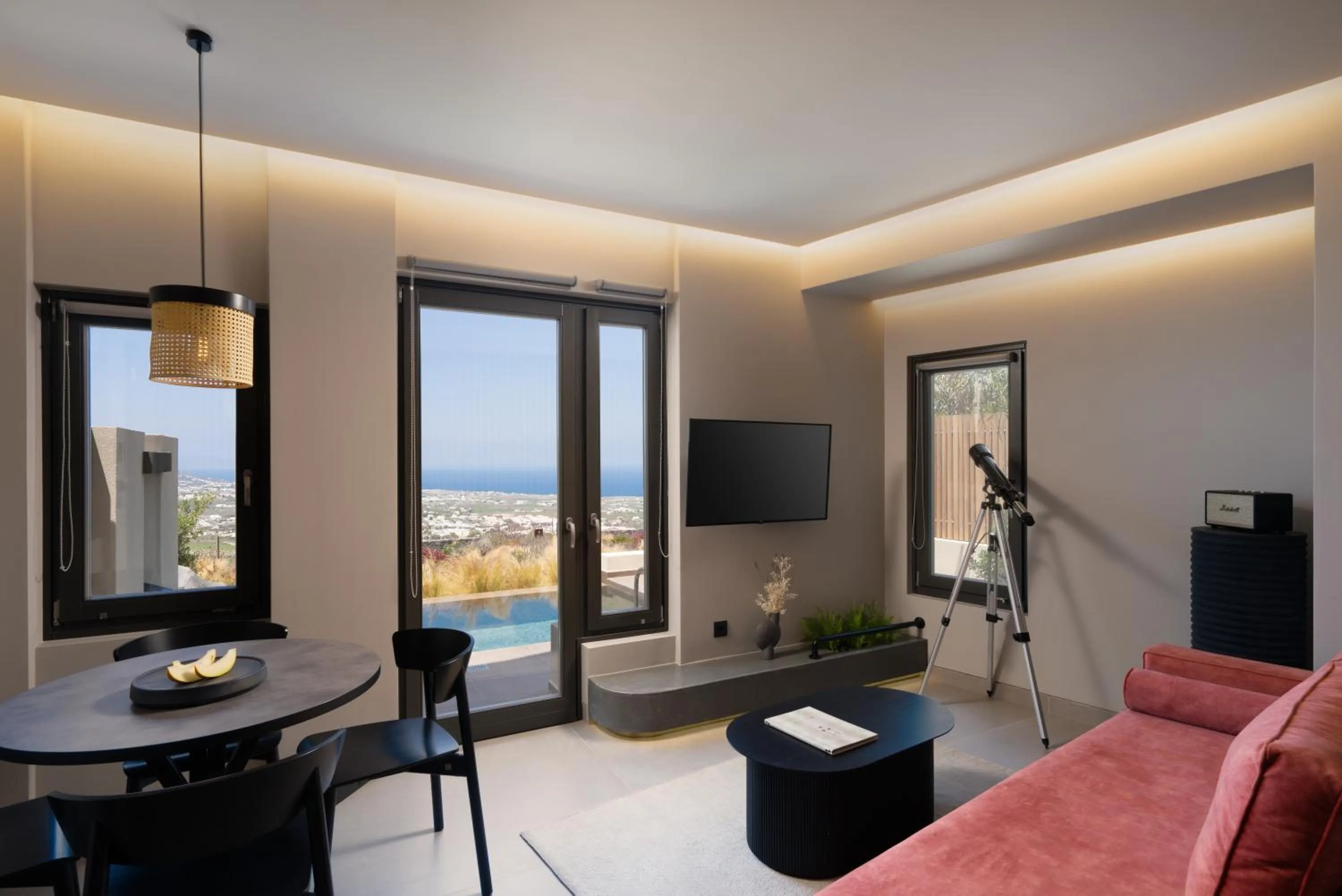 Natural landscape in Apikia Santorini