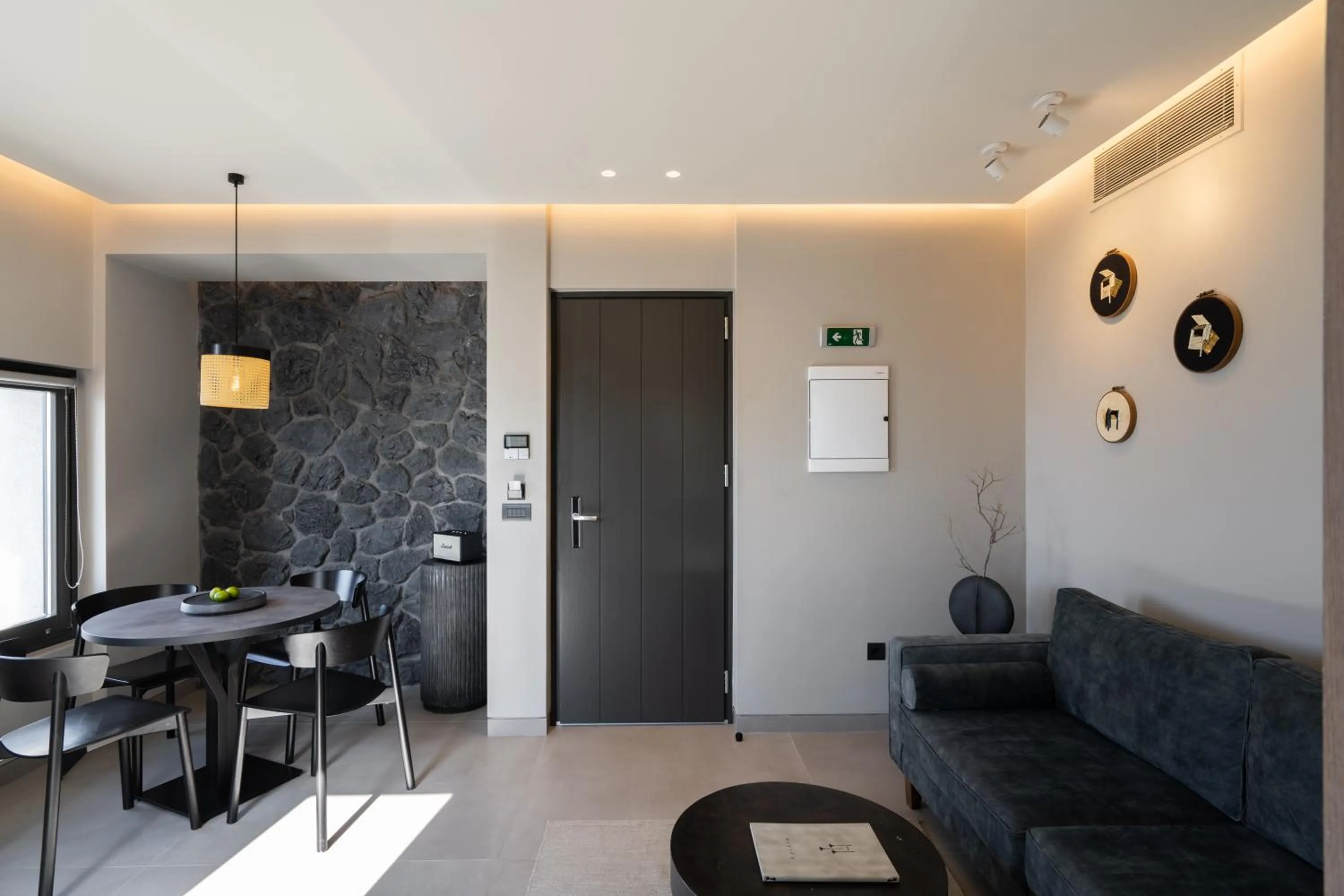 Living room in Apikia Santorini