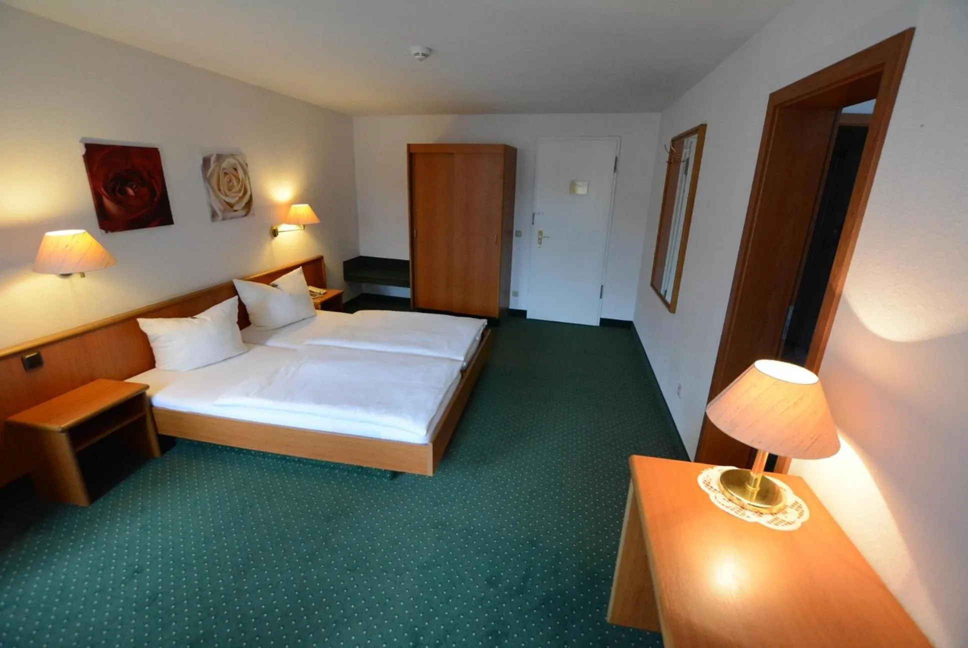 Photo of the whole room, Bed in Hotel Evabrunnen