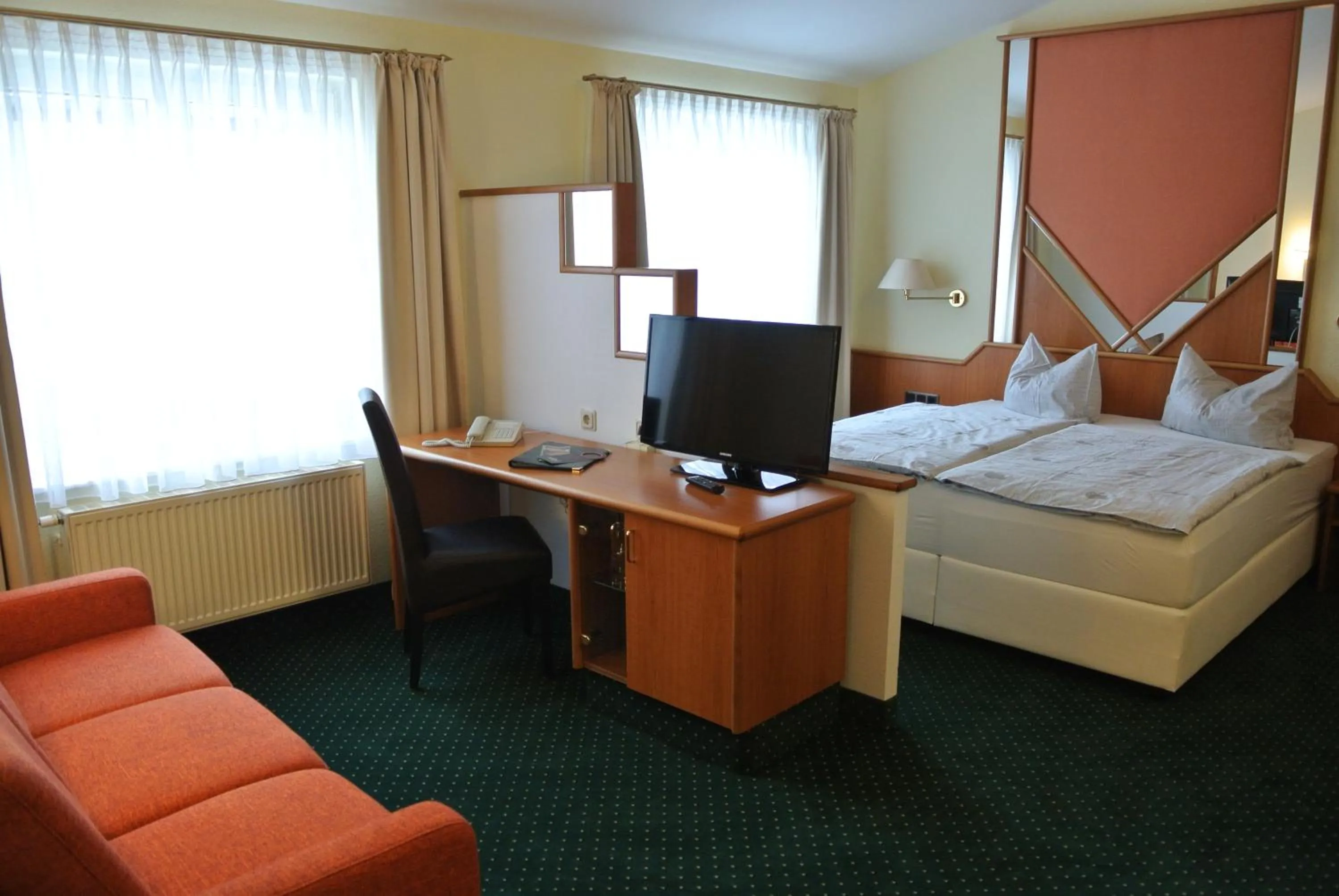 Photo of the whole room, Bed in Hotel Evabrunnen