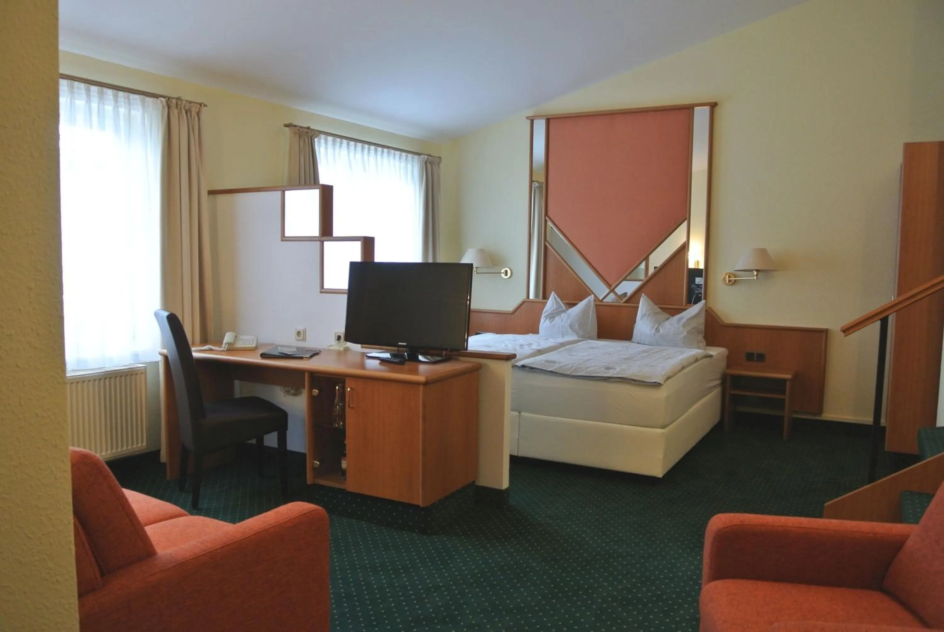 Photo of the whole room, Bed in Hotel Evabrunnen