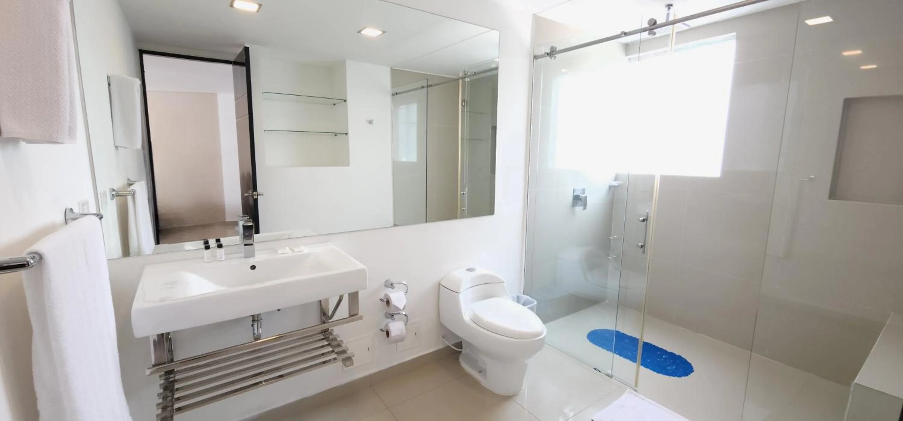 Shower in Hotel Blue 66