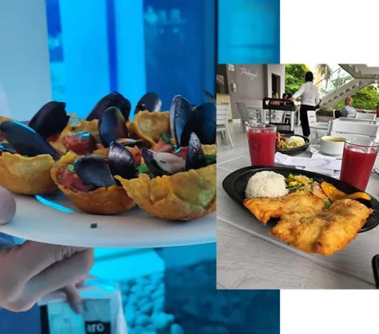 Food and drinks in Hotel Blue 66