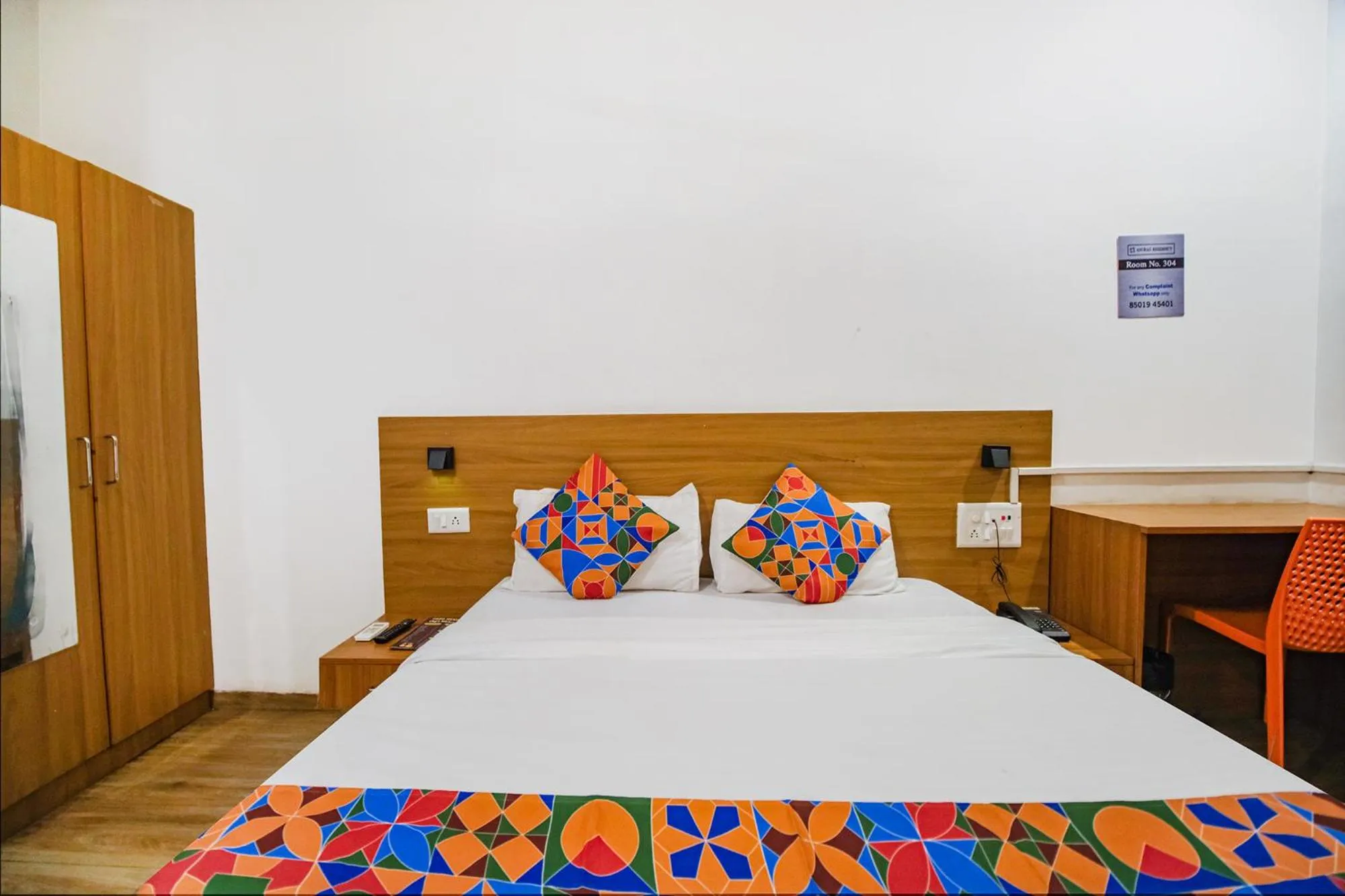 Bed in Via Anurag Residency