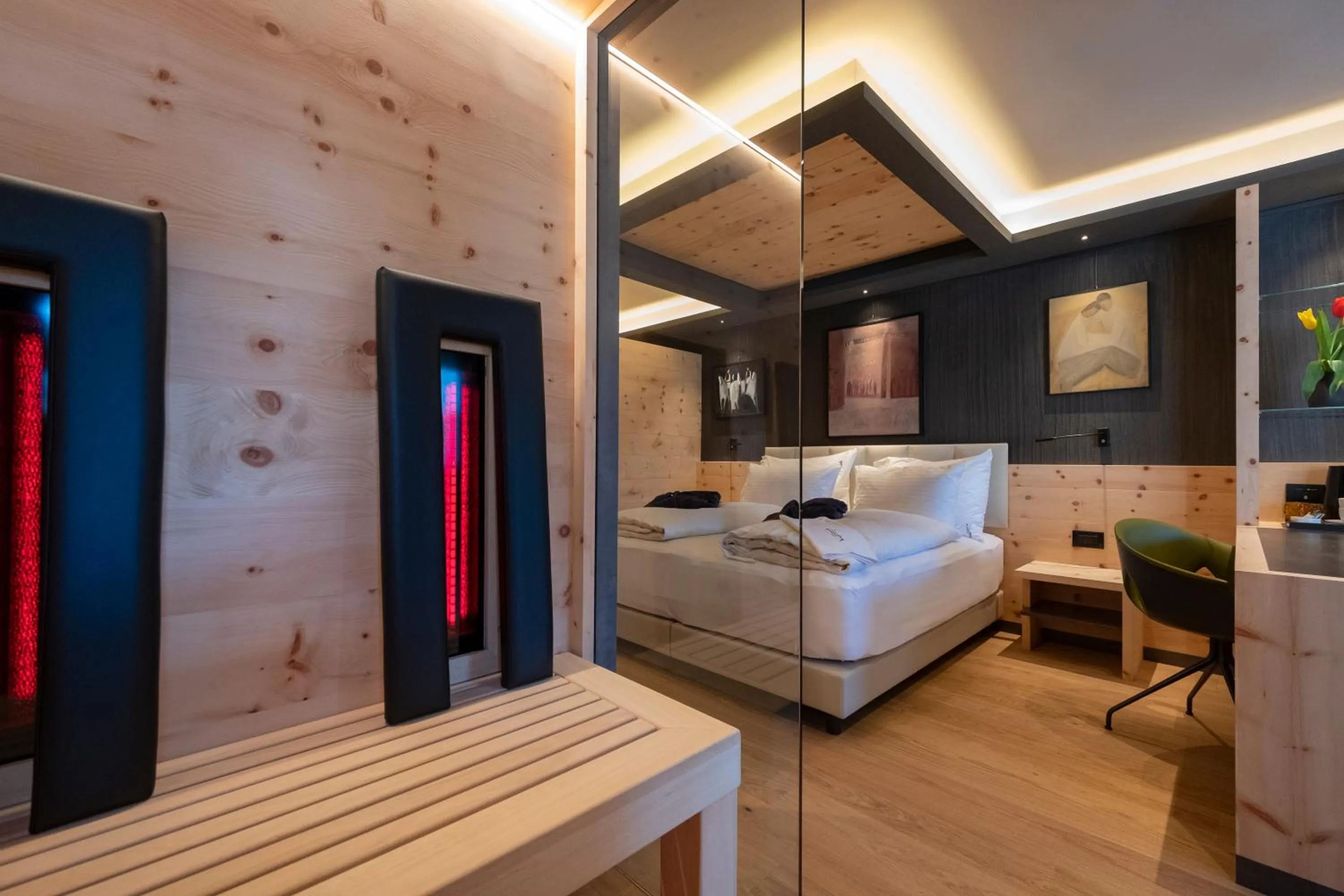 Bed in Locanda degli Artisti Art Hotel