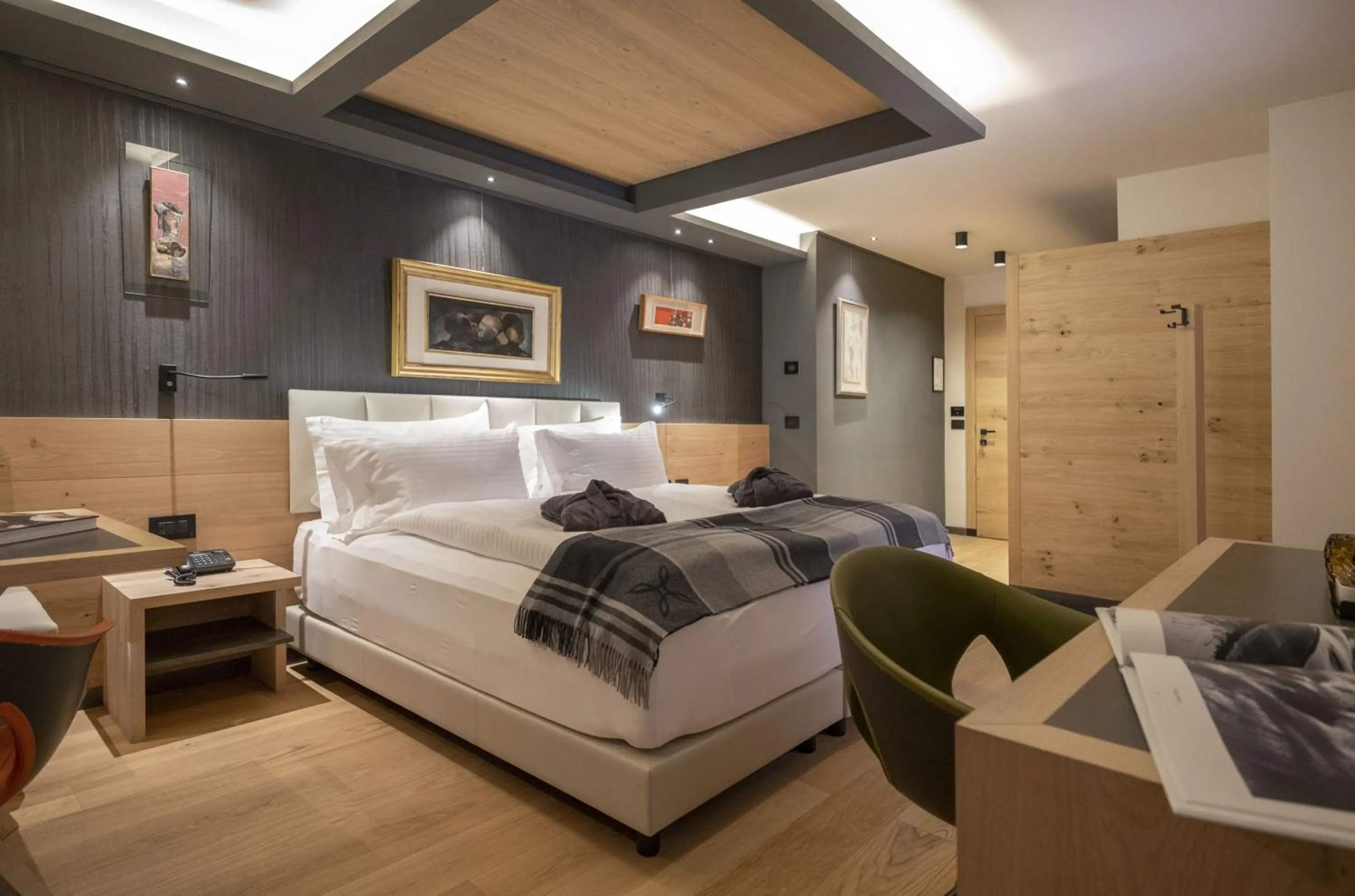 Bed in Locanda degli Artisti Art Hotel