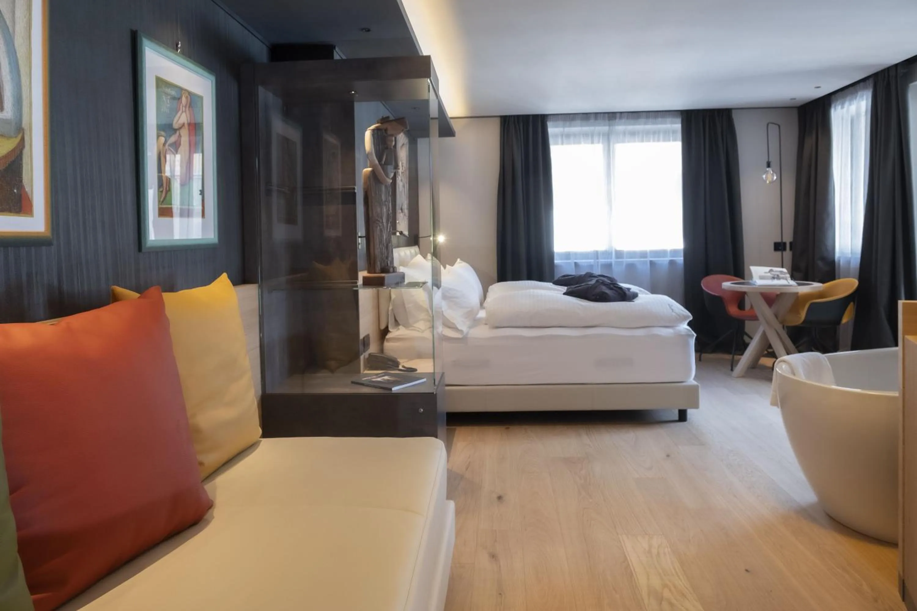 Bed in Locanda degli Artisti Art Hotel