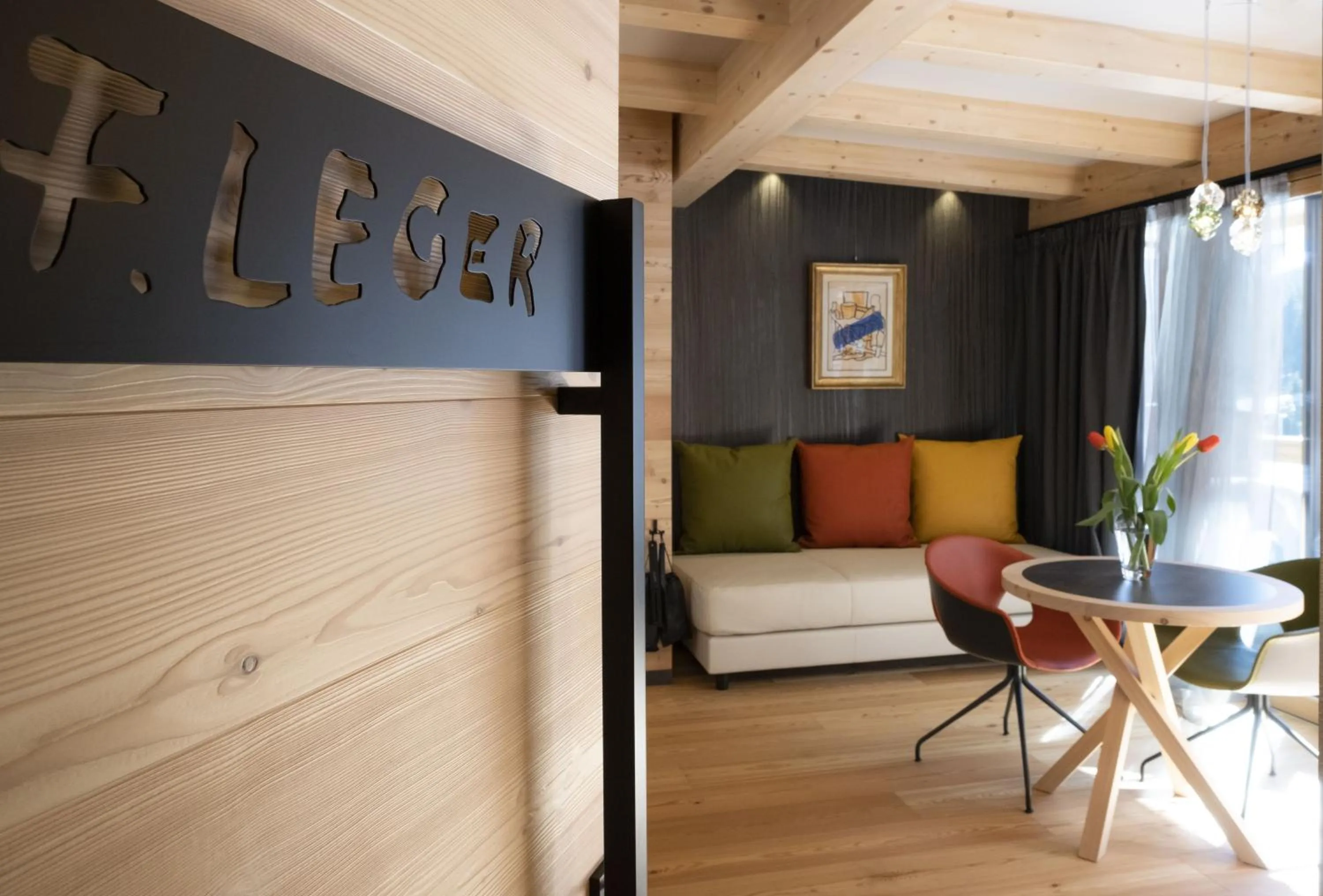 Living room in Locanda degli Artisti Art Hotel