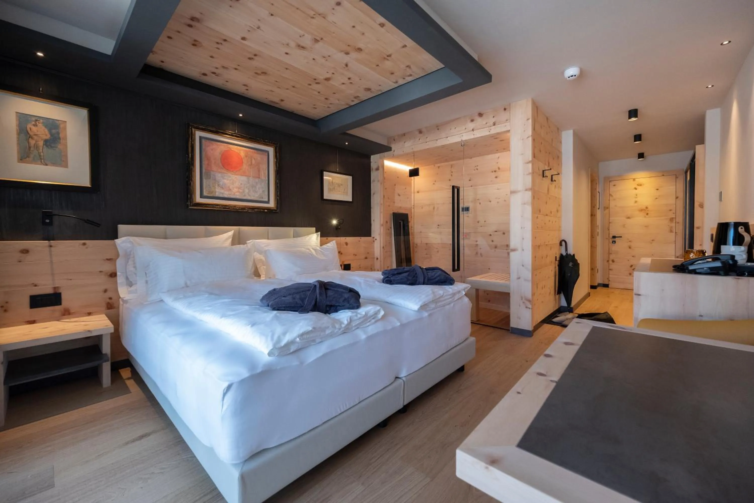 Bed in Locanda degli Artisti Art Hotel