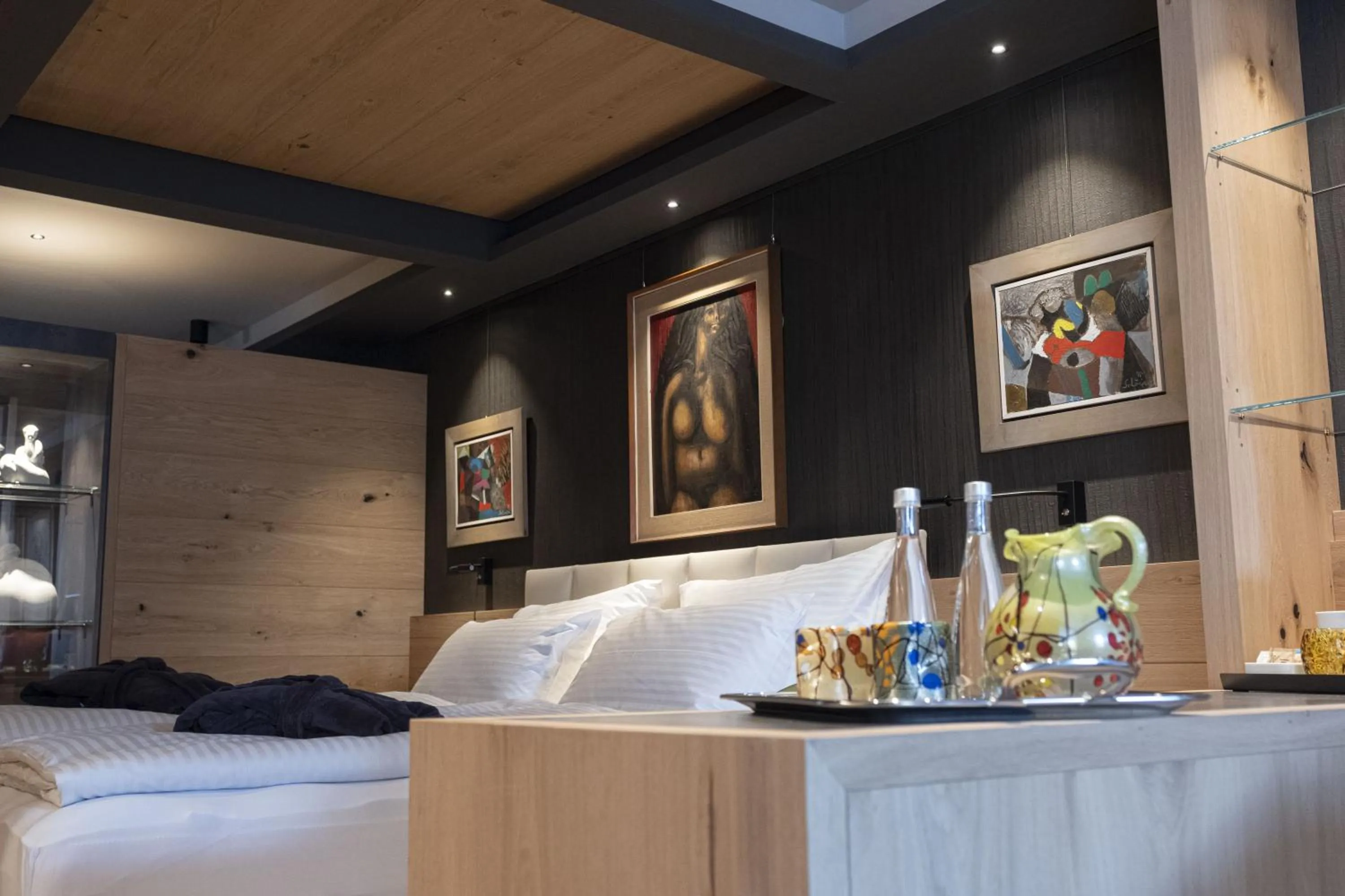 Bed in Locanda degli Artisti Art Hotel