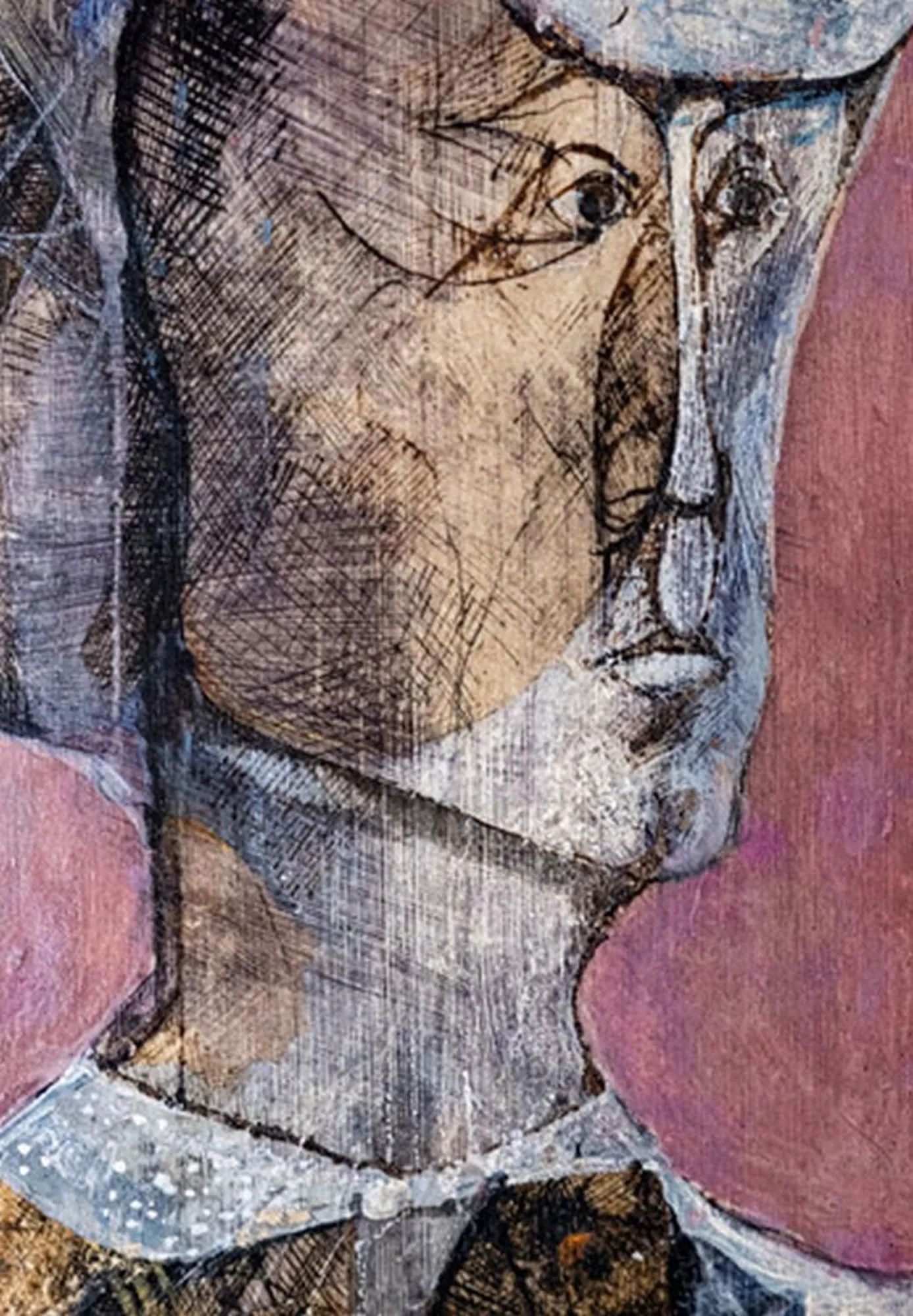 Decorative detail in Locanda degli Artisti Art Hotel