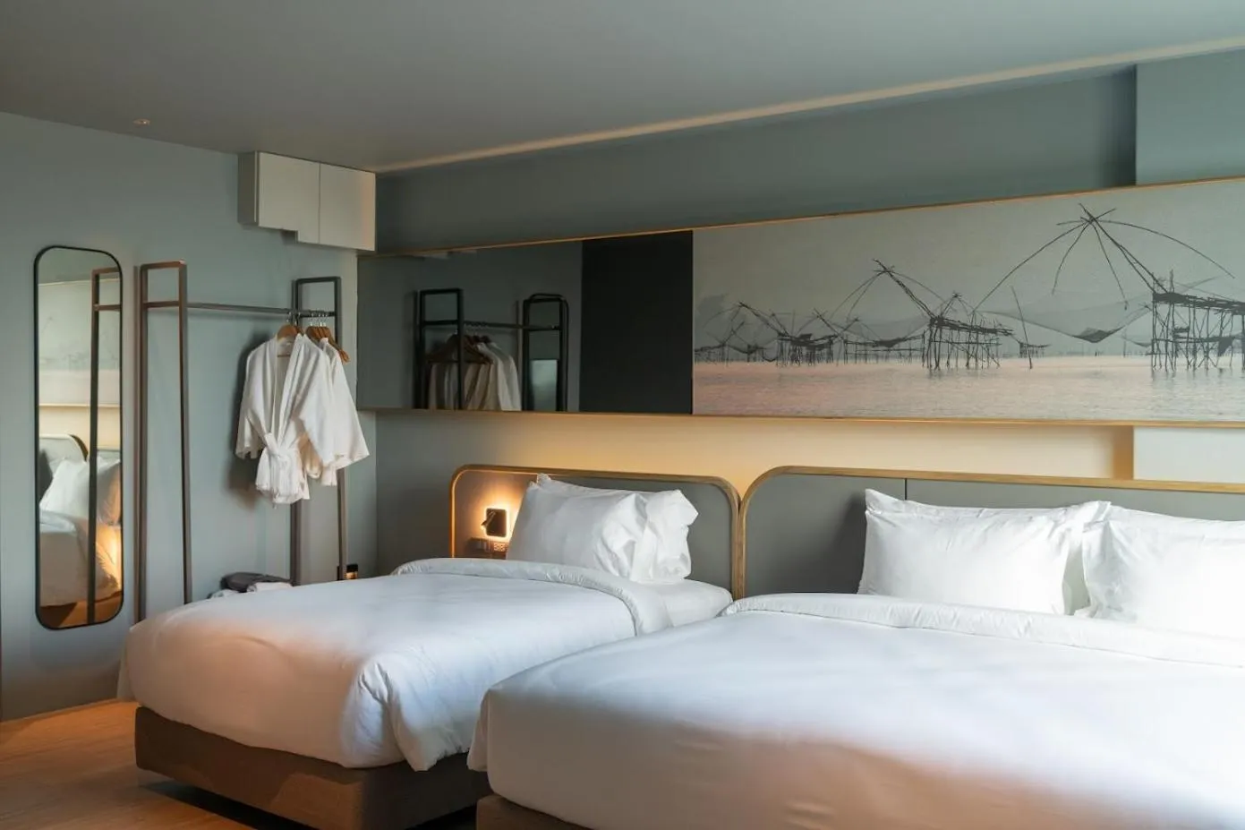 Bed in The Signature Hotel Airport