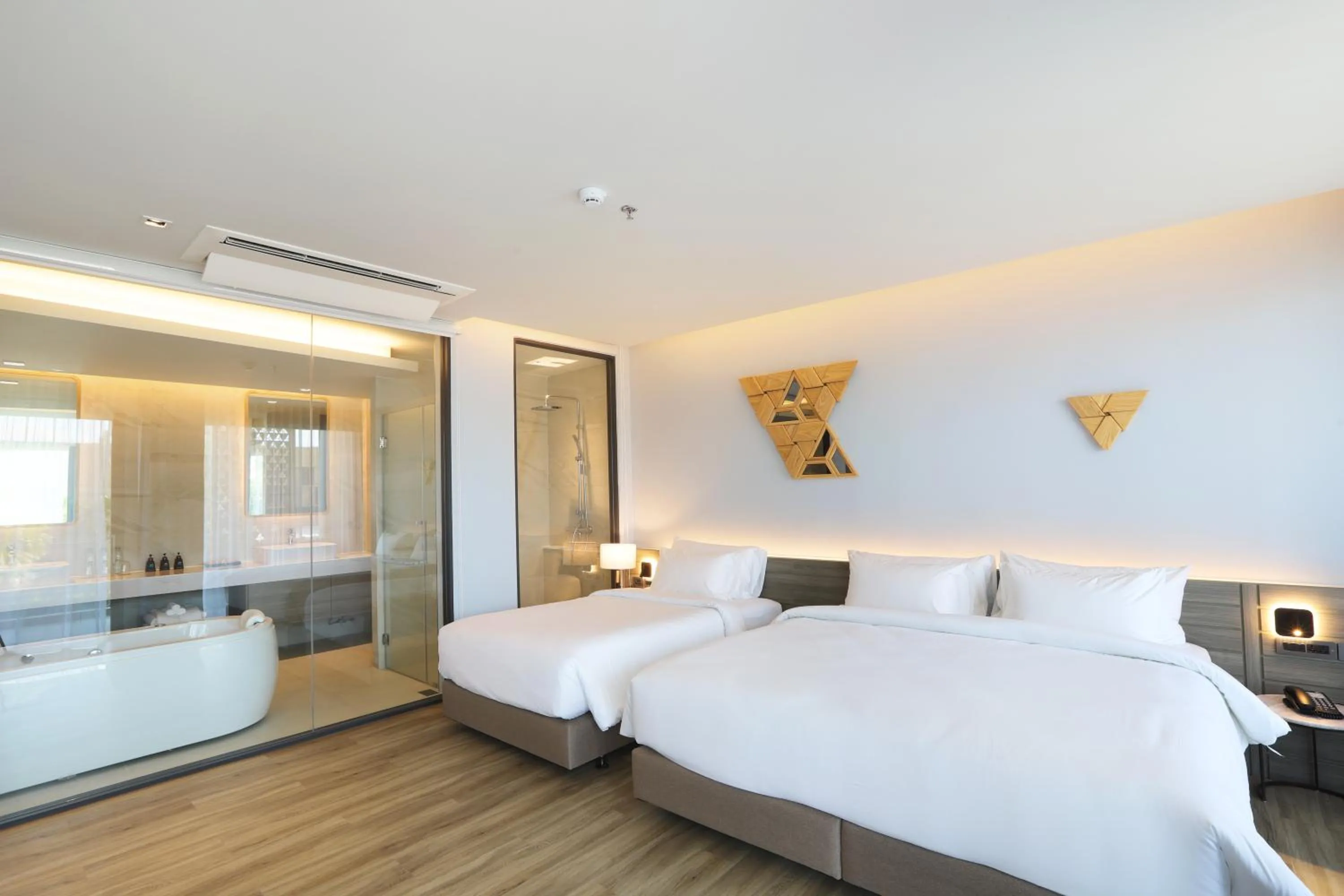 Bed in The Signature Hotel Airport