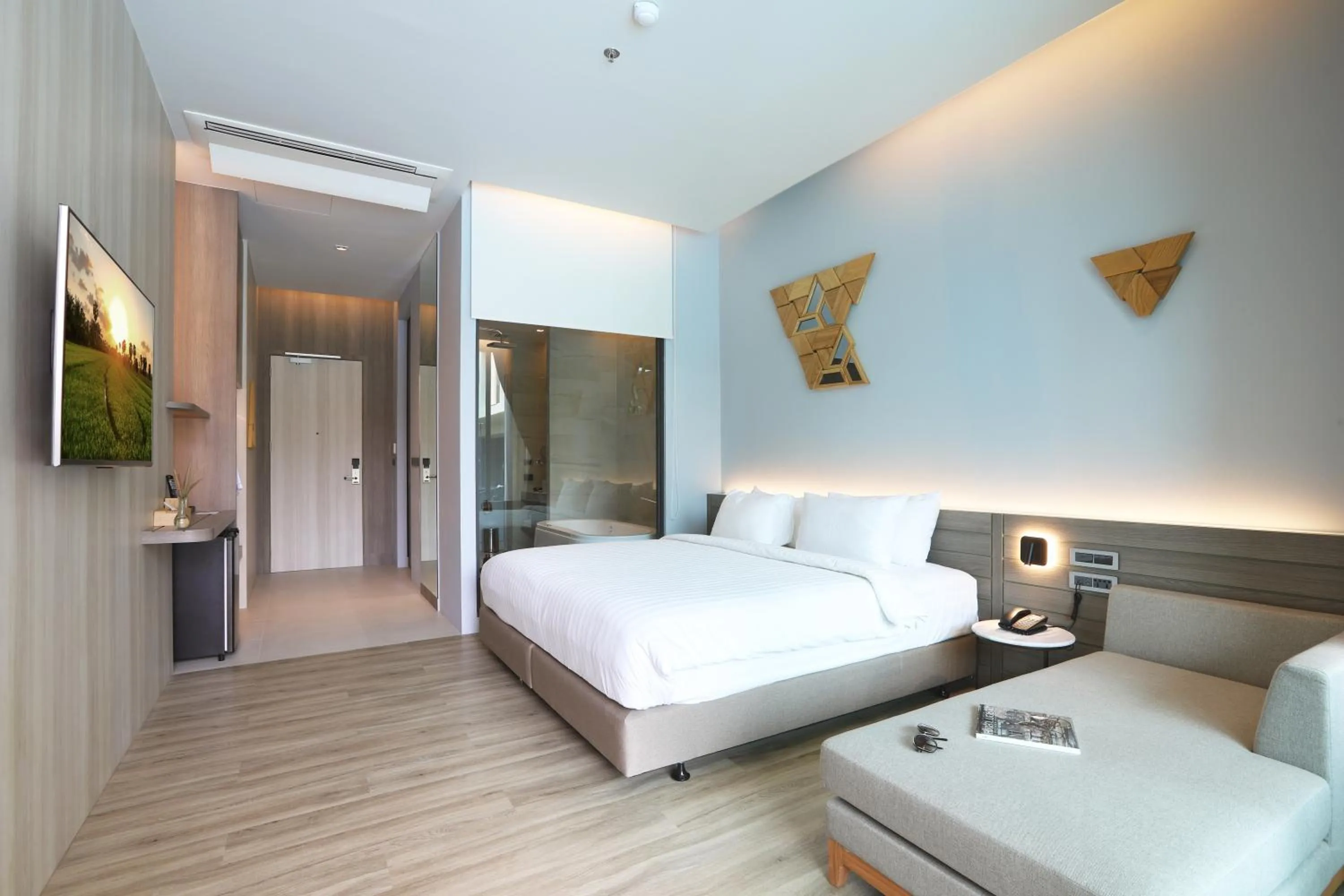 Bed in The Signature Hotel Airport