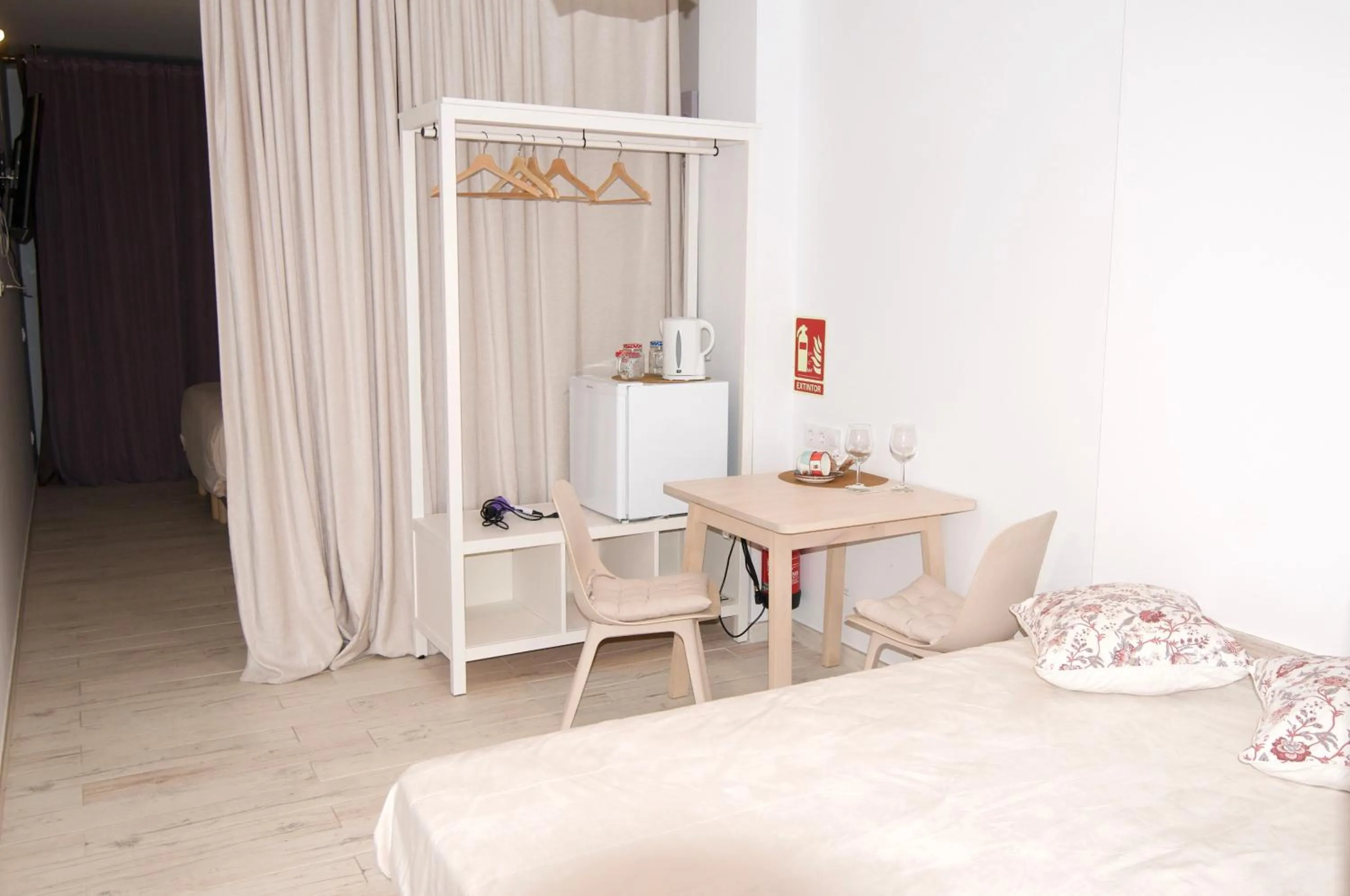 Bed in Loft Valentia Ifach Calpe