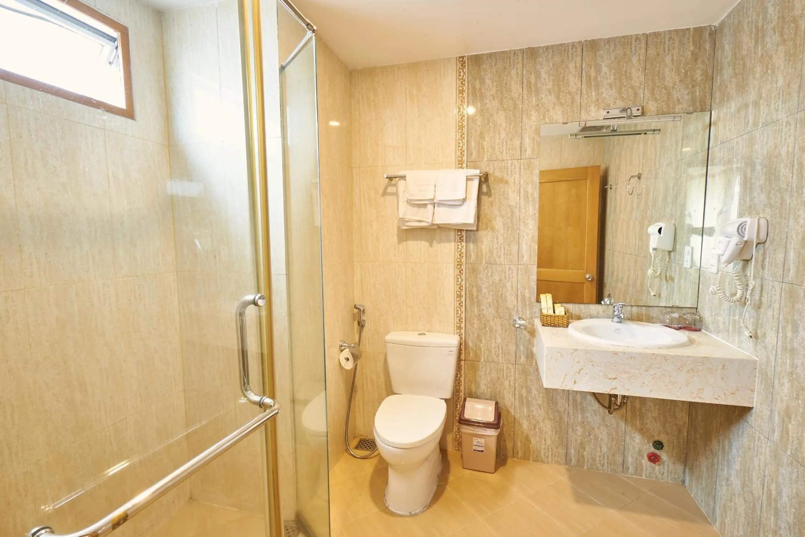 Bathroom in Sai Gon's Book Hotel - The Airport Front
