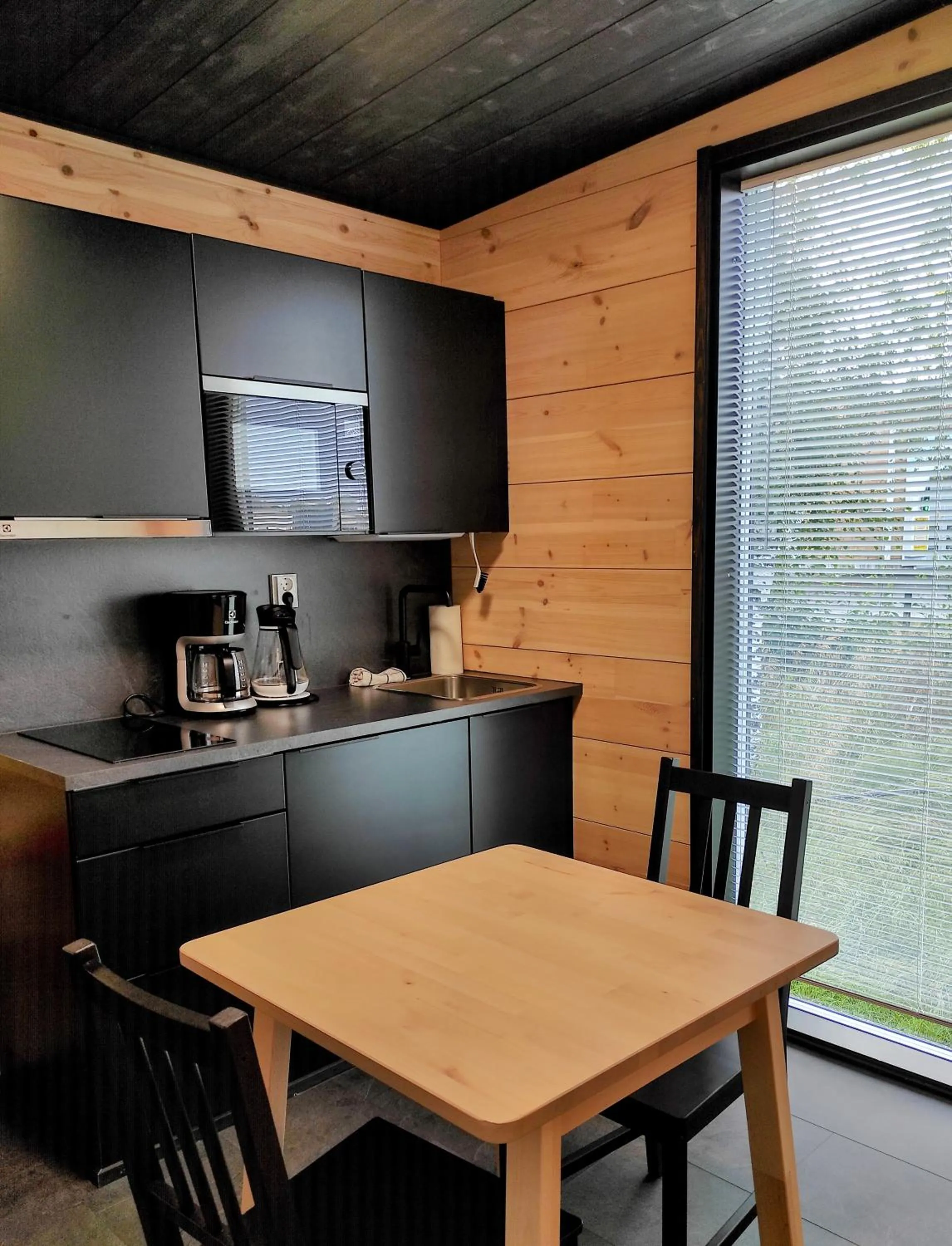 Kitchen or kitchenette in Black Hotel