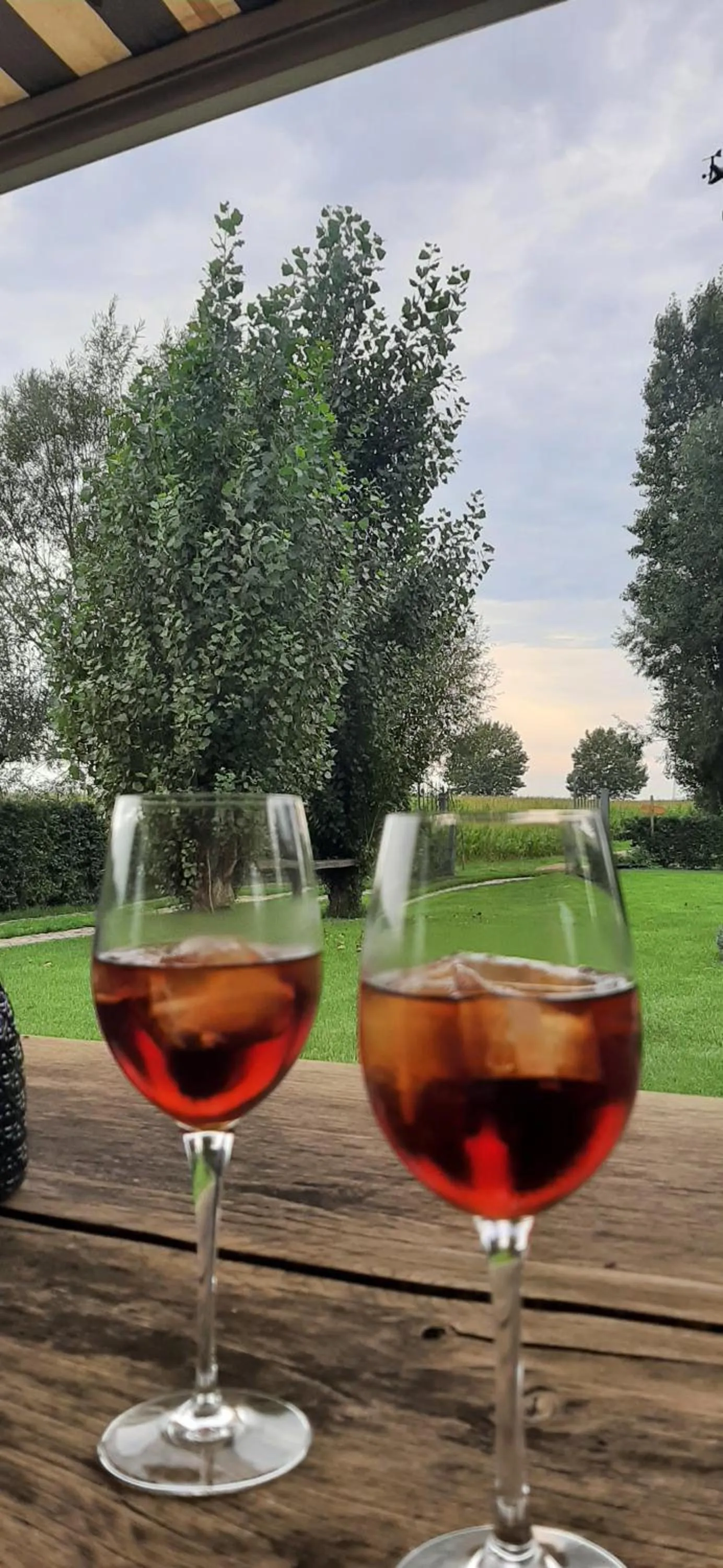 View (from property/room) in B & B Victors Hof, met zwemvijver en leuke diertjes