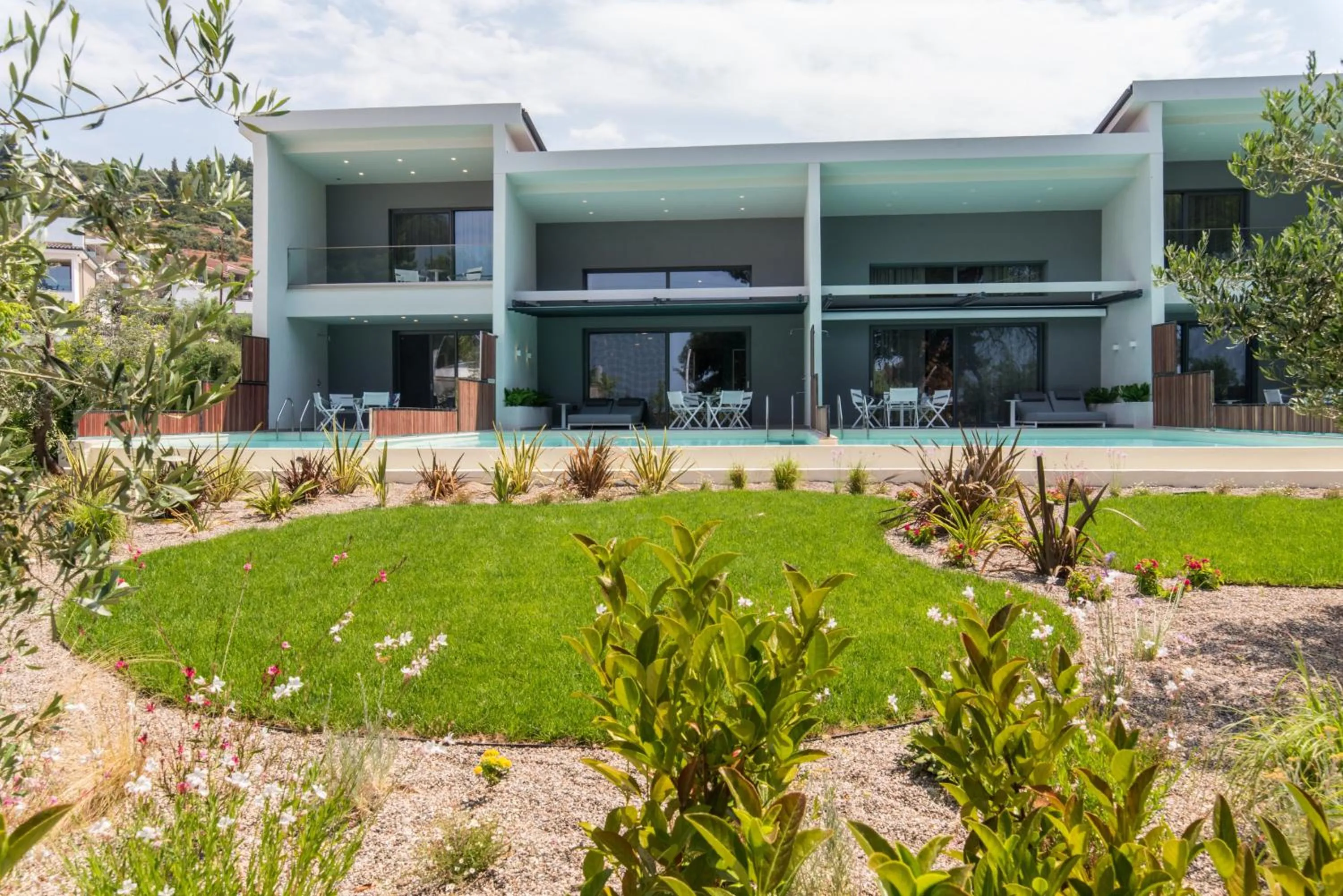 Property building in Lagomandra Luxury Suites with Private Pools