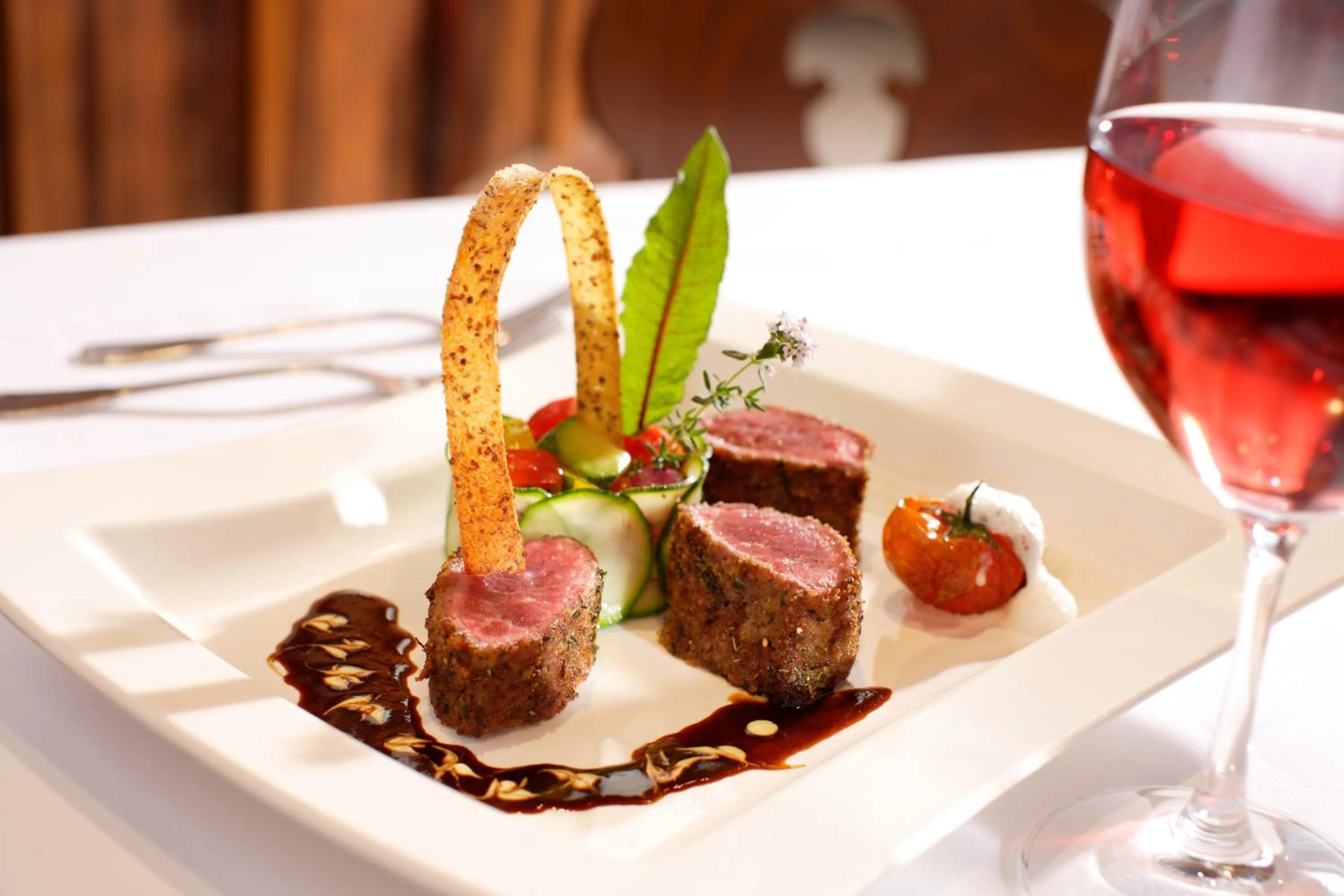 Food and drinks in Ochsen Hotel & Restaurant Binzen / Basel