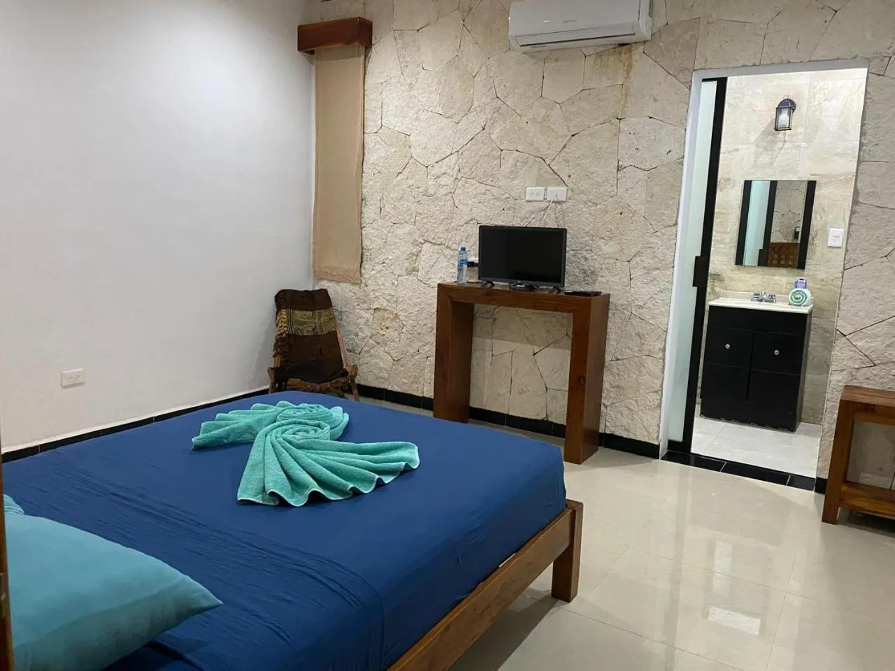 Bed in Hotel Itza Coba