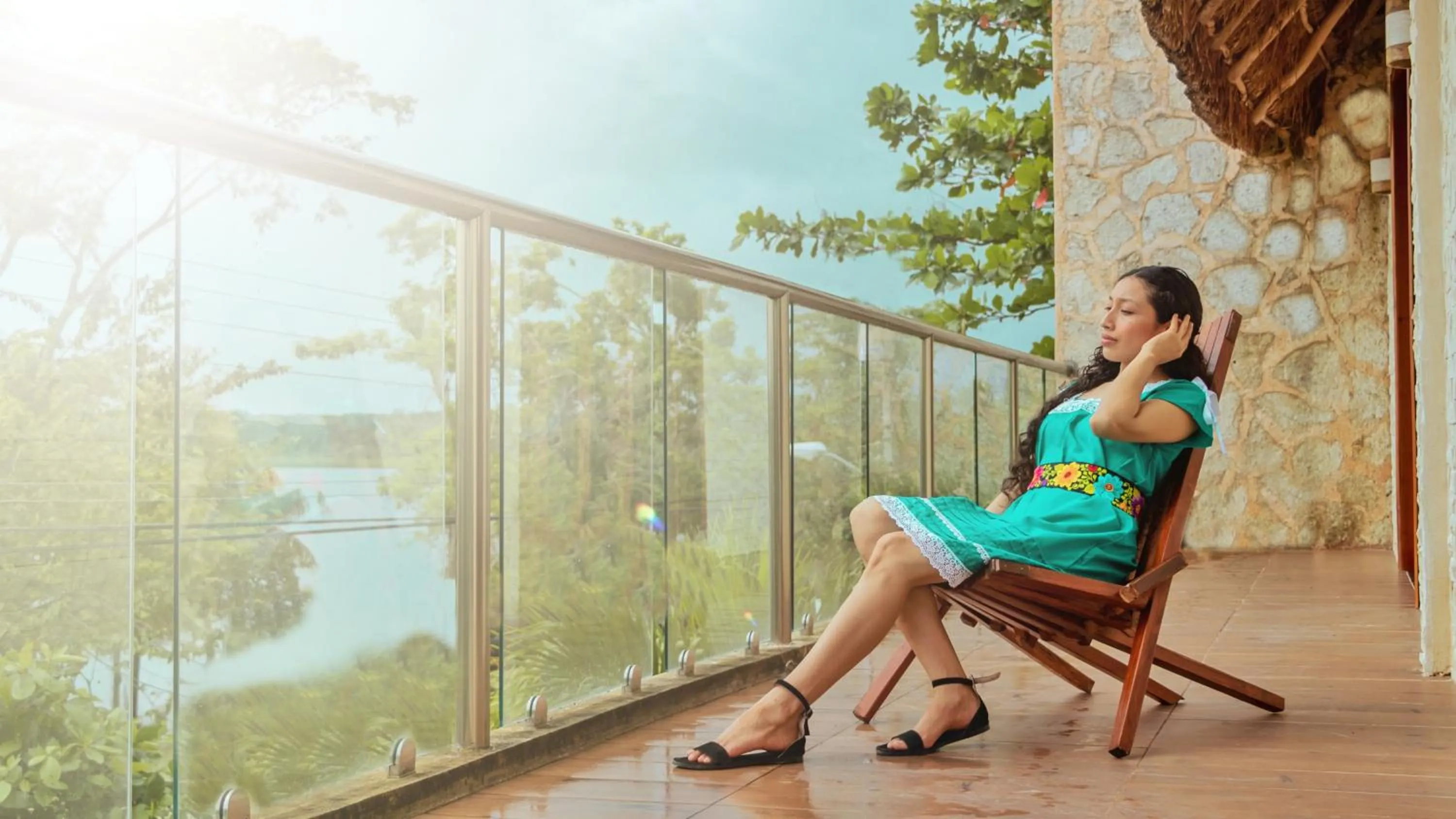 Balcony/Terrace in Hotel Itza Coba
