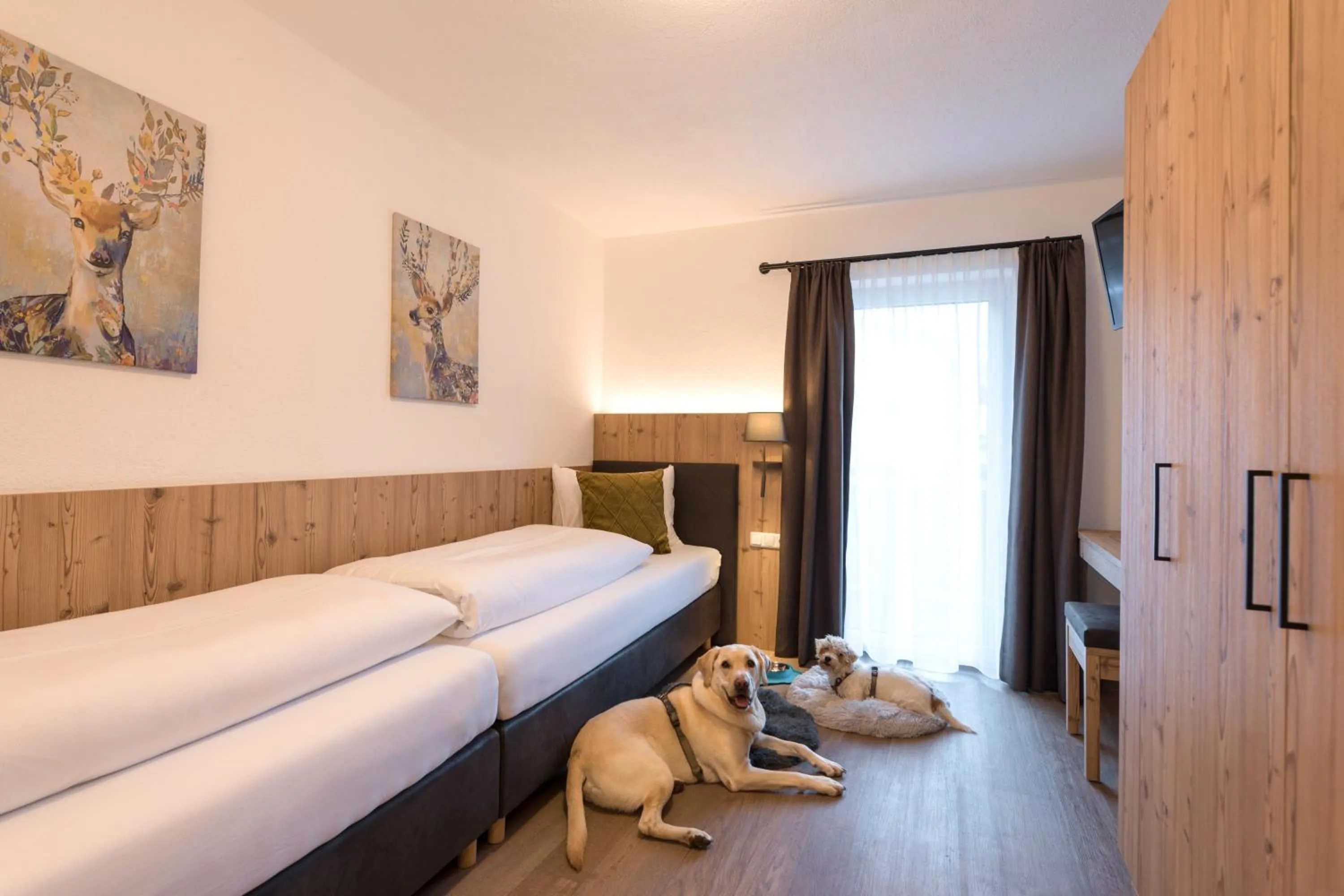 Bed in Chalet Rosanna